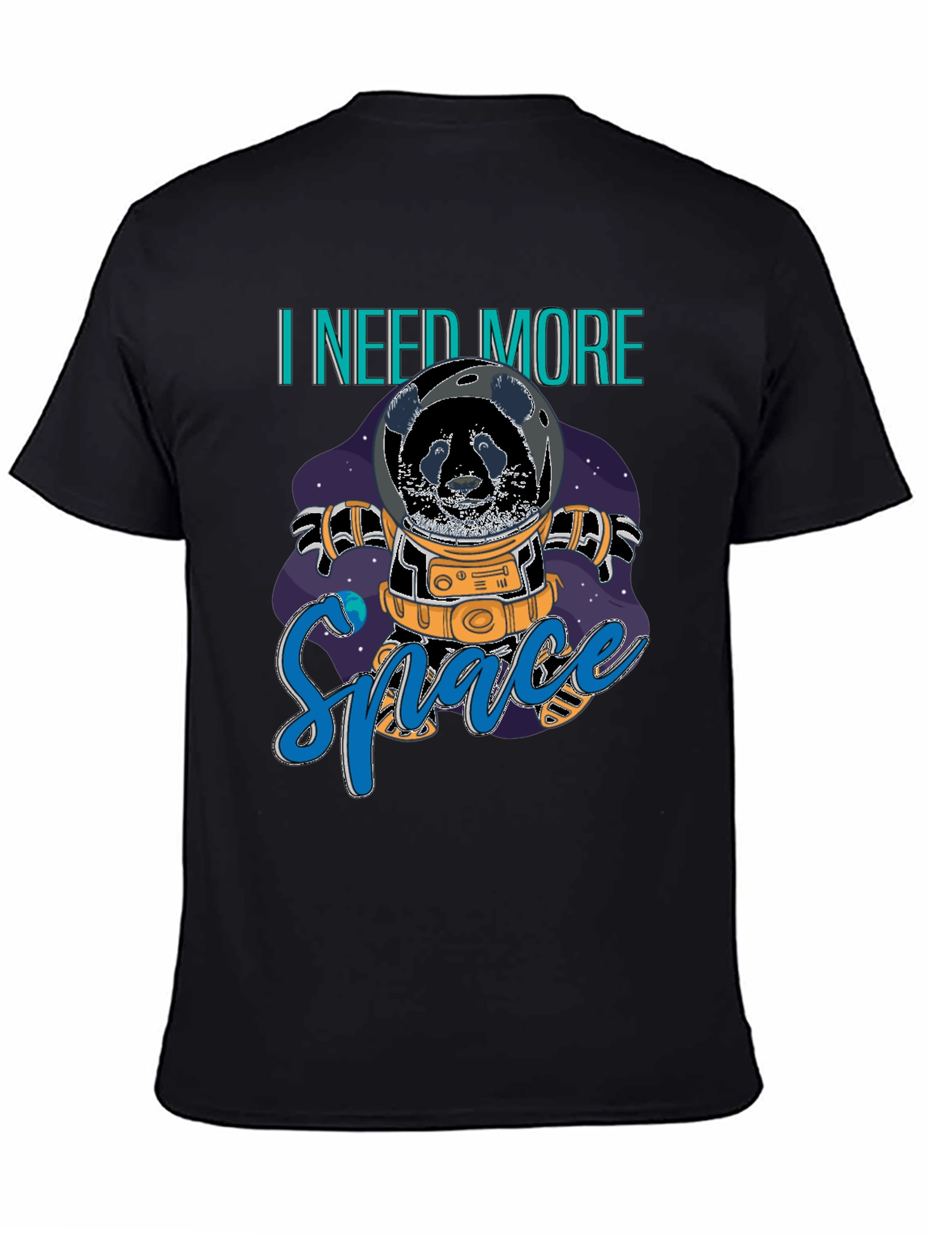 Panda Astronaut T-Shirt - I Need More Space