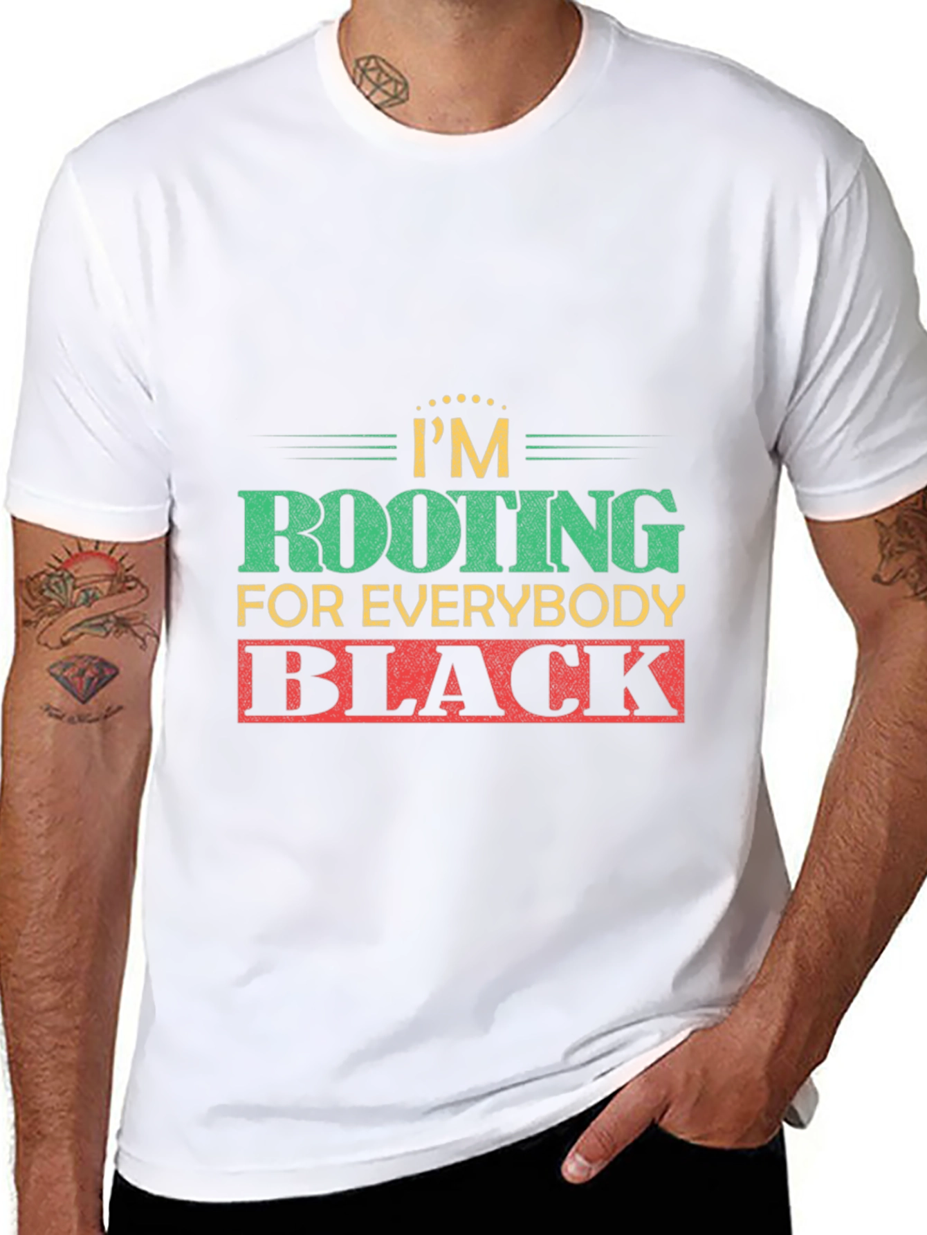Im Rooting For Everybody Black T-Shirt