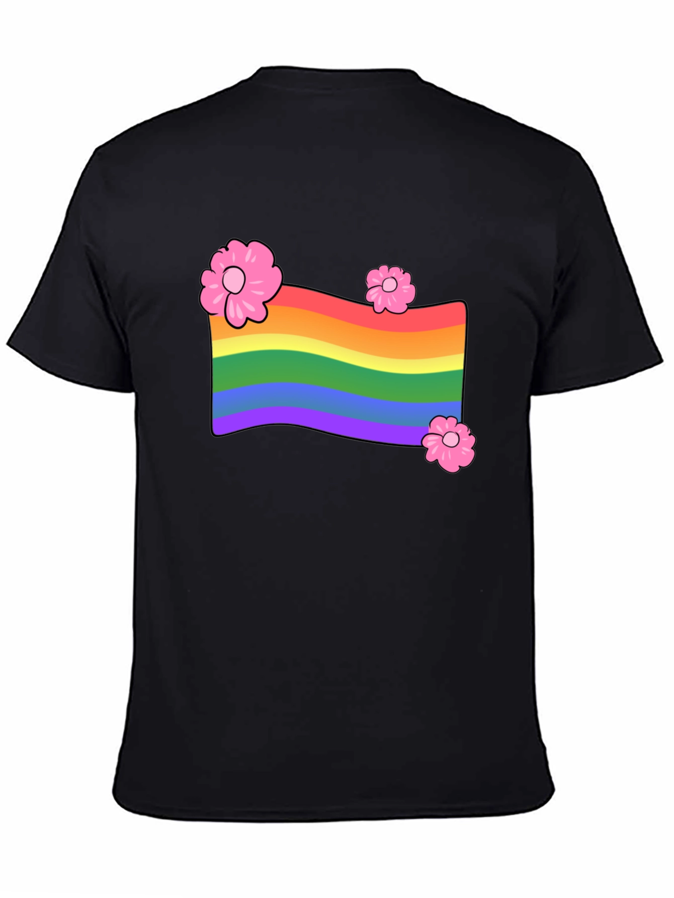 Rainbow Flower T-Shirt - Pride LGBTQ Graphic Tee