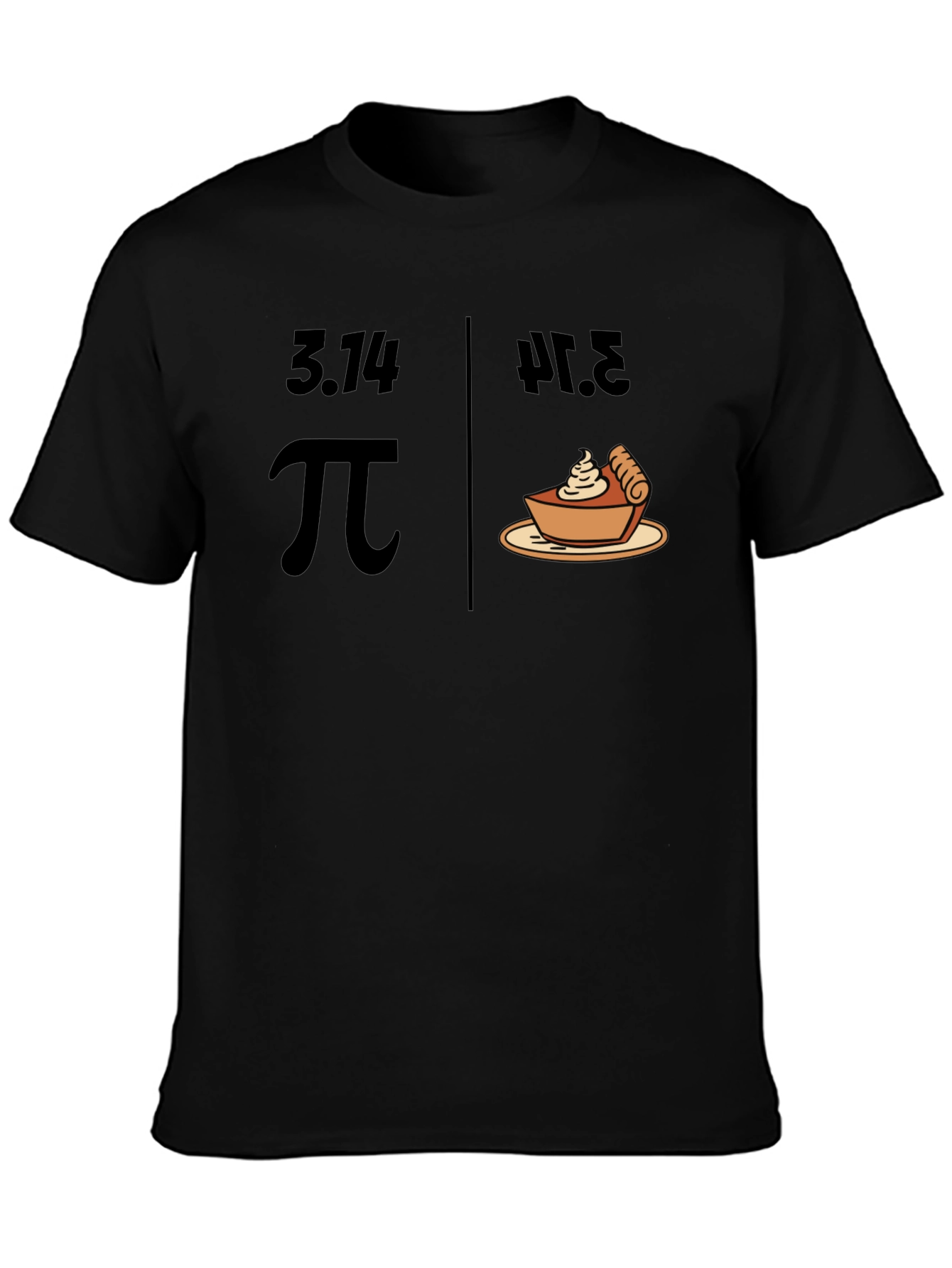 Pi Pie Humor T-Shirt: Celebrate Math & Dessert!