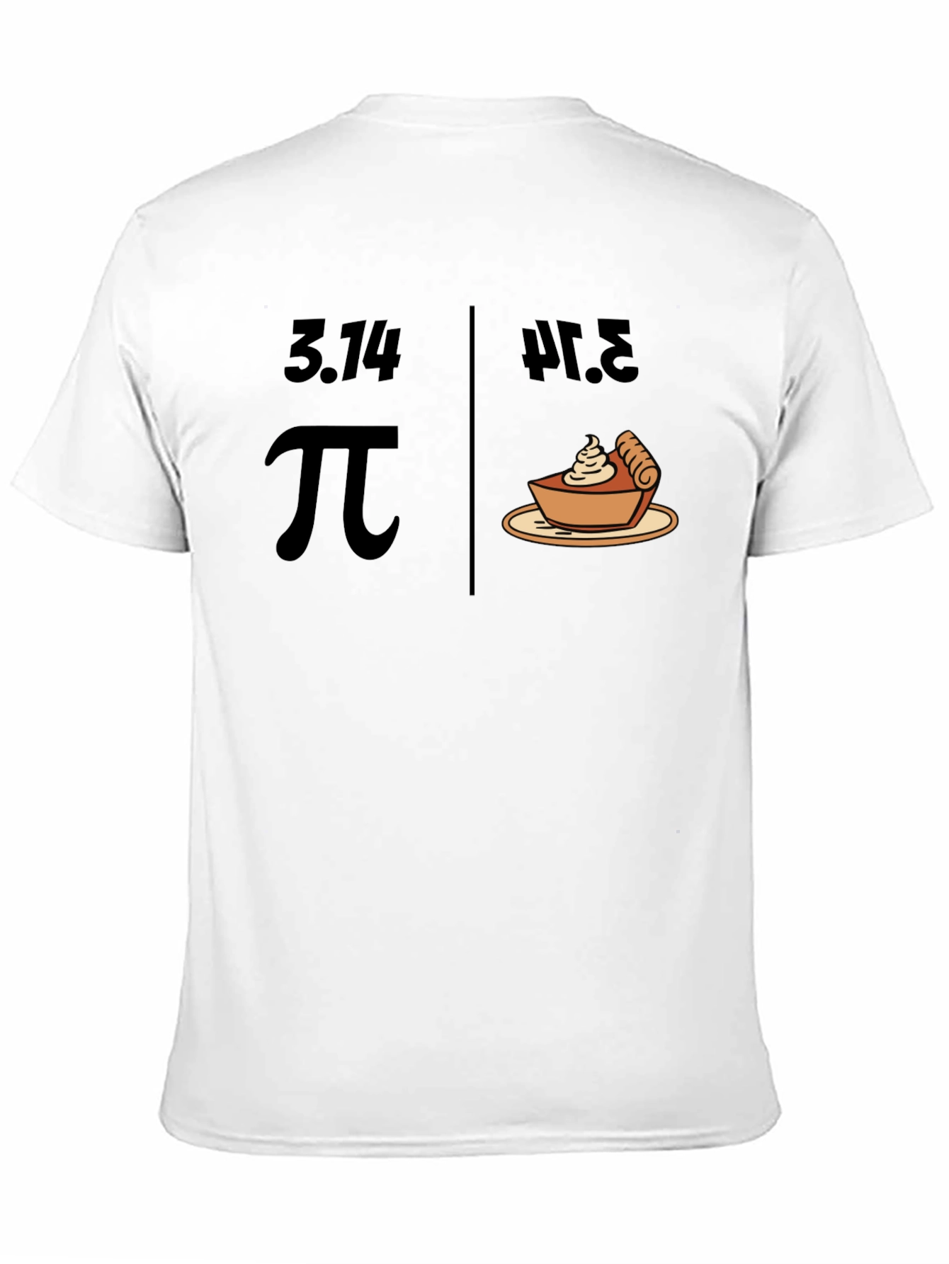 Pi Pie Humor T-Shirt: Celebrate Math & Dessert!