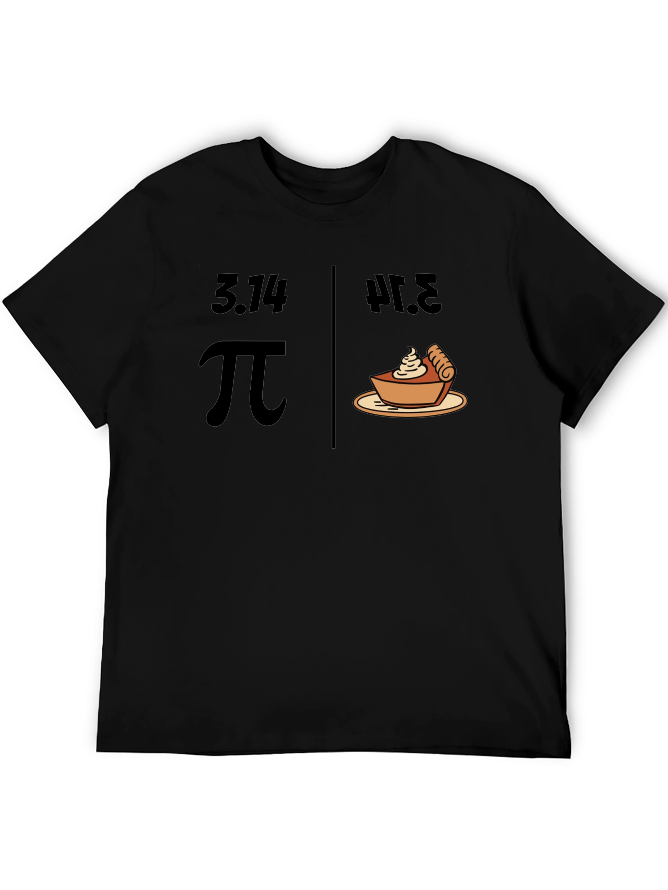 Pi Pie Humor T-Shirt: Celebrate Math & Dessert!
