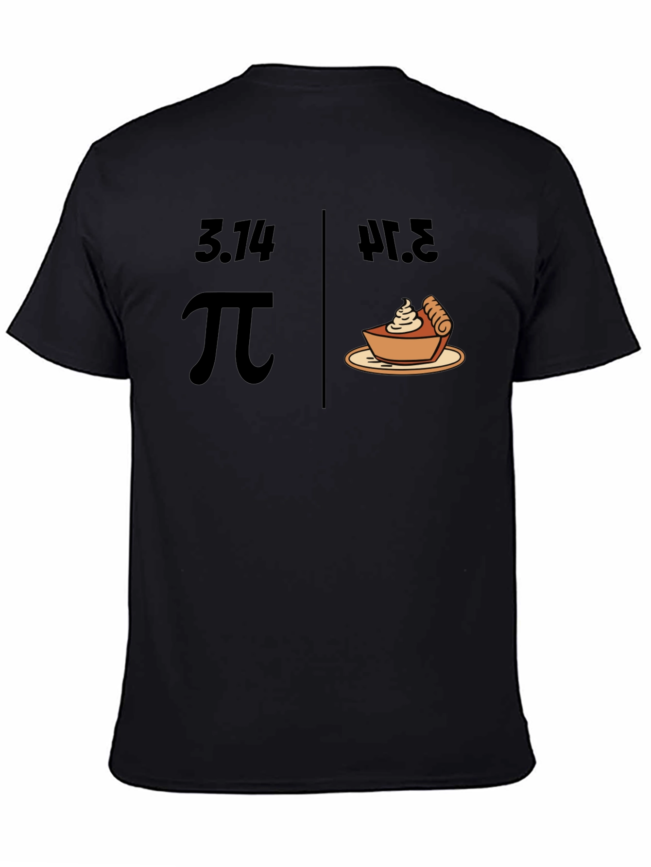 Pi Pie Humor T-Shirt: Celebrate Math & Dessert!