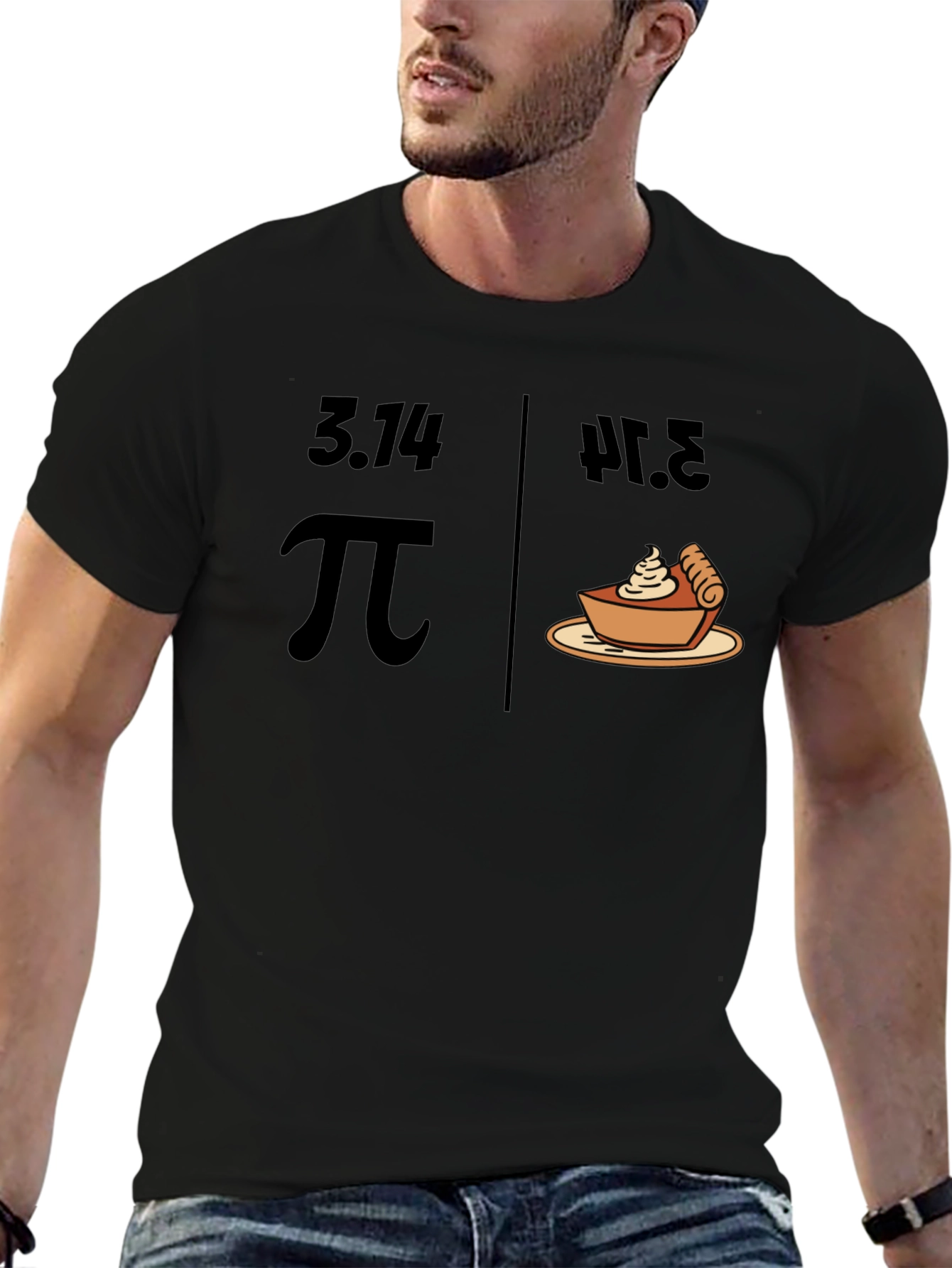 Pi Pie Humor T-Shirt: Celebrate Math & Dessert!