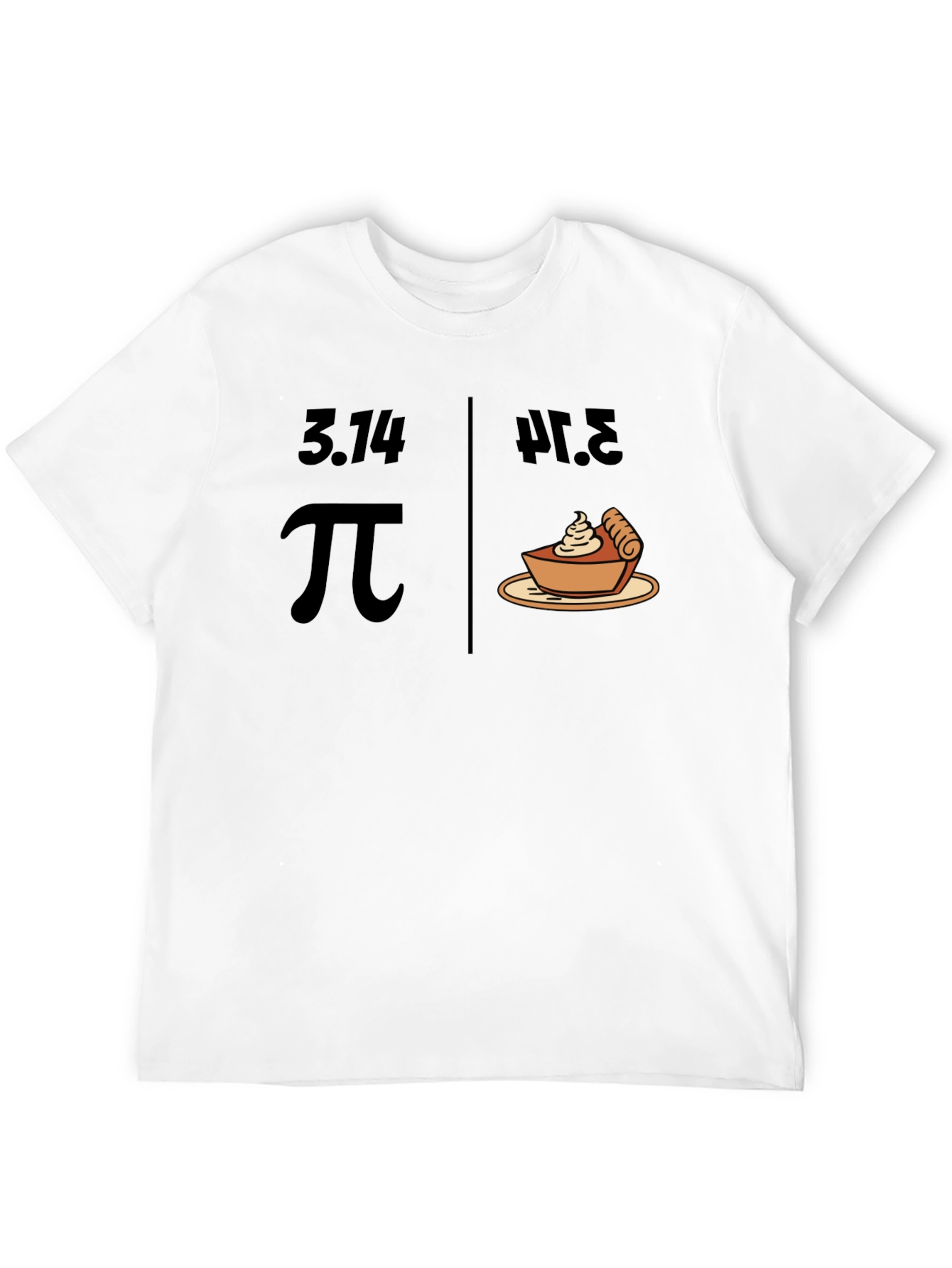 Pi Pie Humor T-Shirt: Celebrate Math & Dessert!