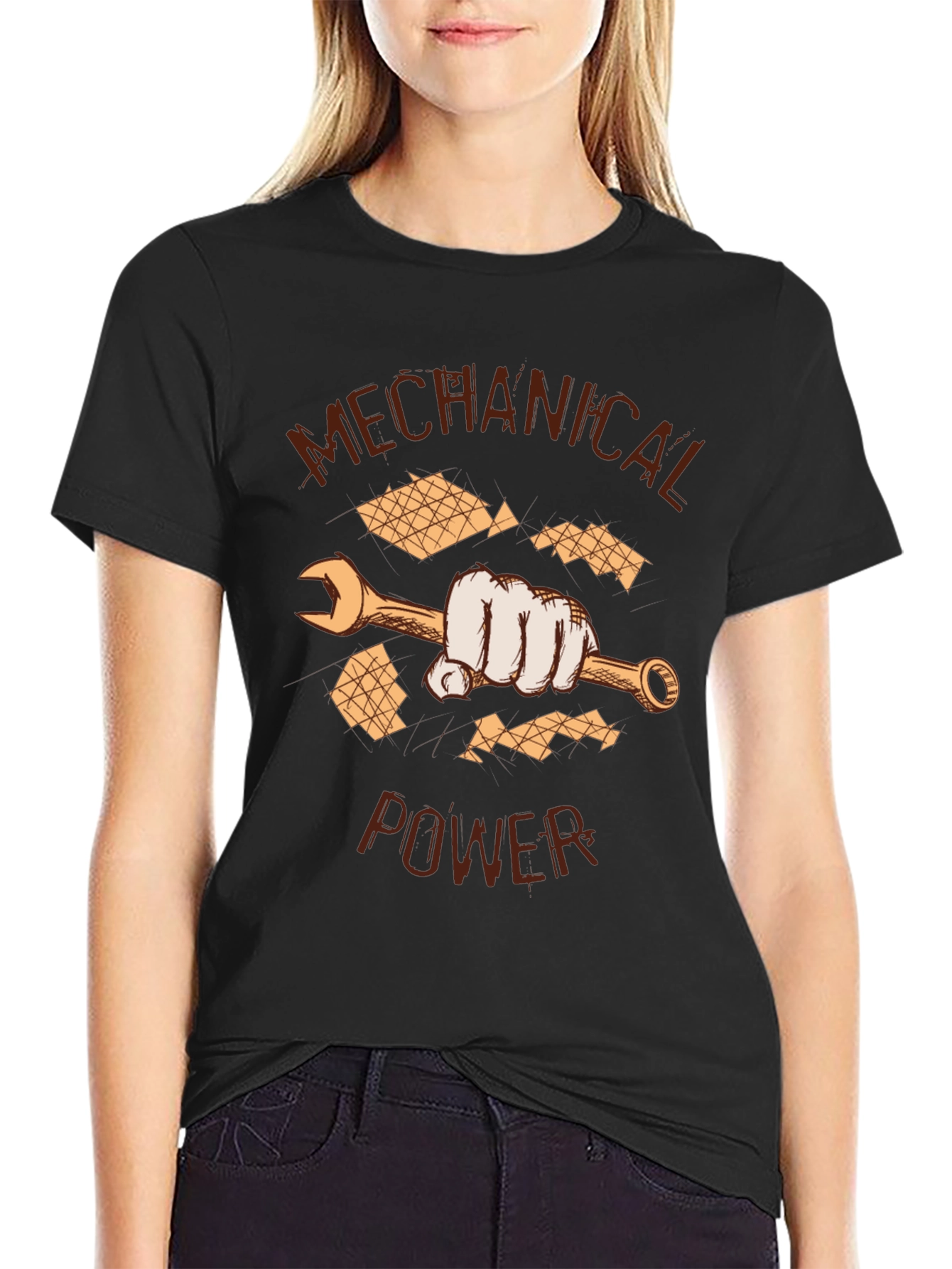 Mechanical Power T-Shirt - Wrench Grip Design