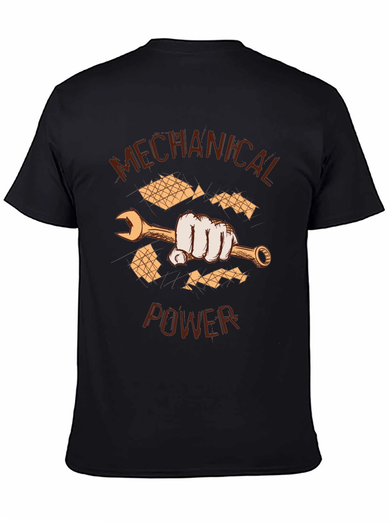Mechanical Power T-Shirt - Wrench Grip Design