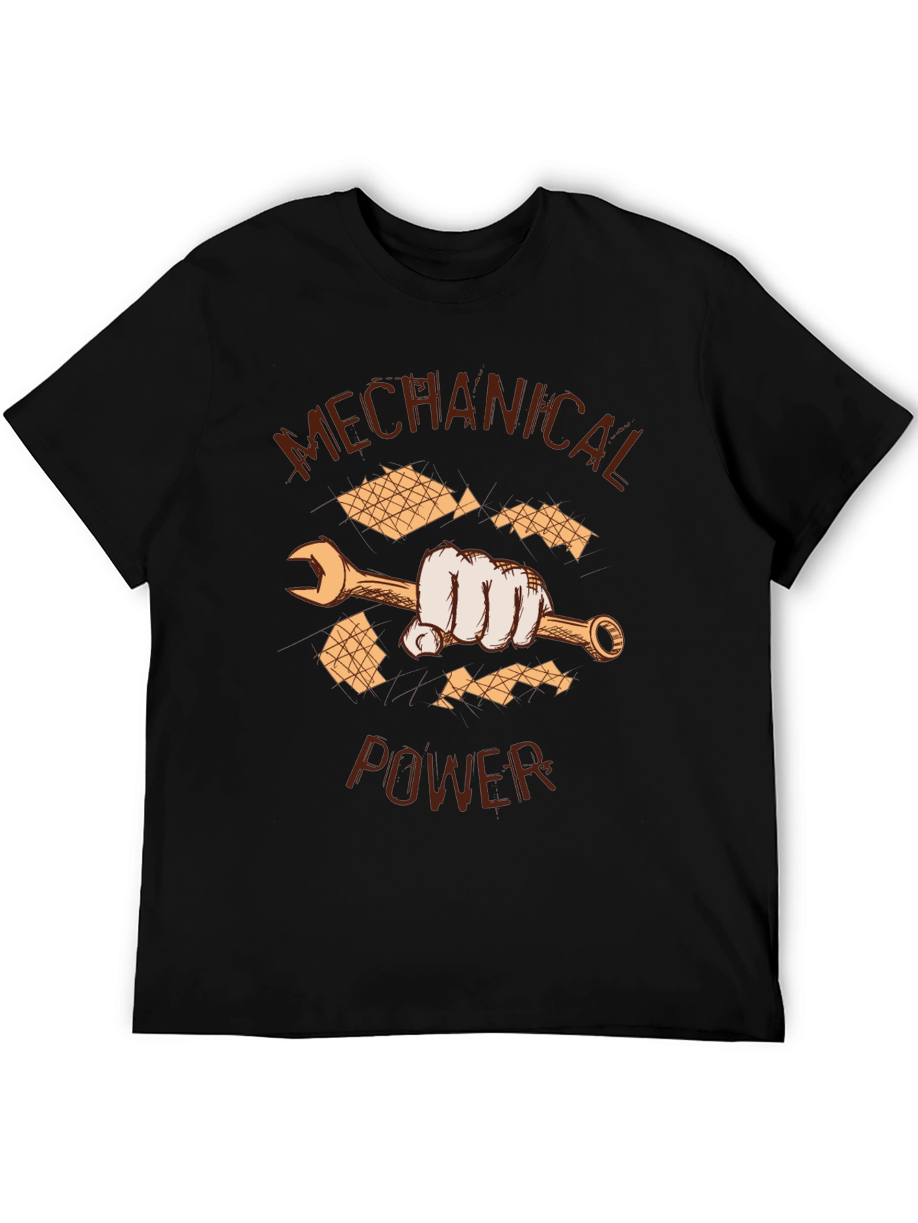 Mechanical Power T-Shirt - Wrench Grip Design