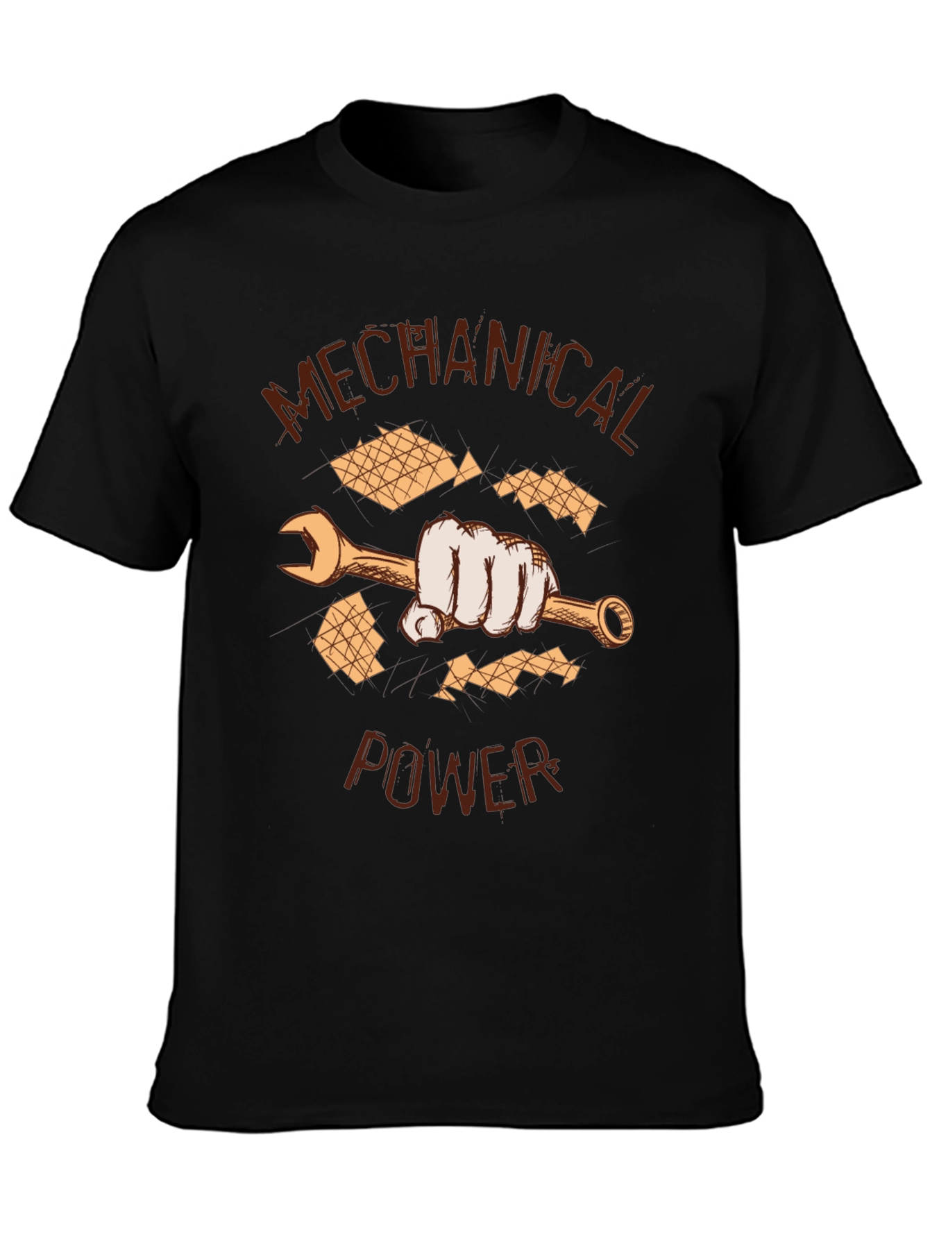 Mechanical Power T-Shirt - Wrench Grip Design