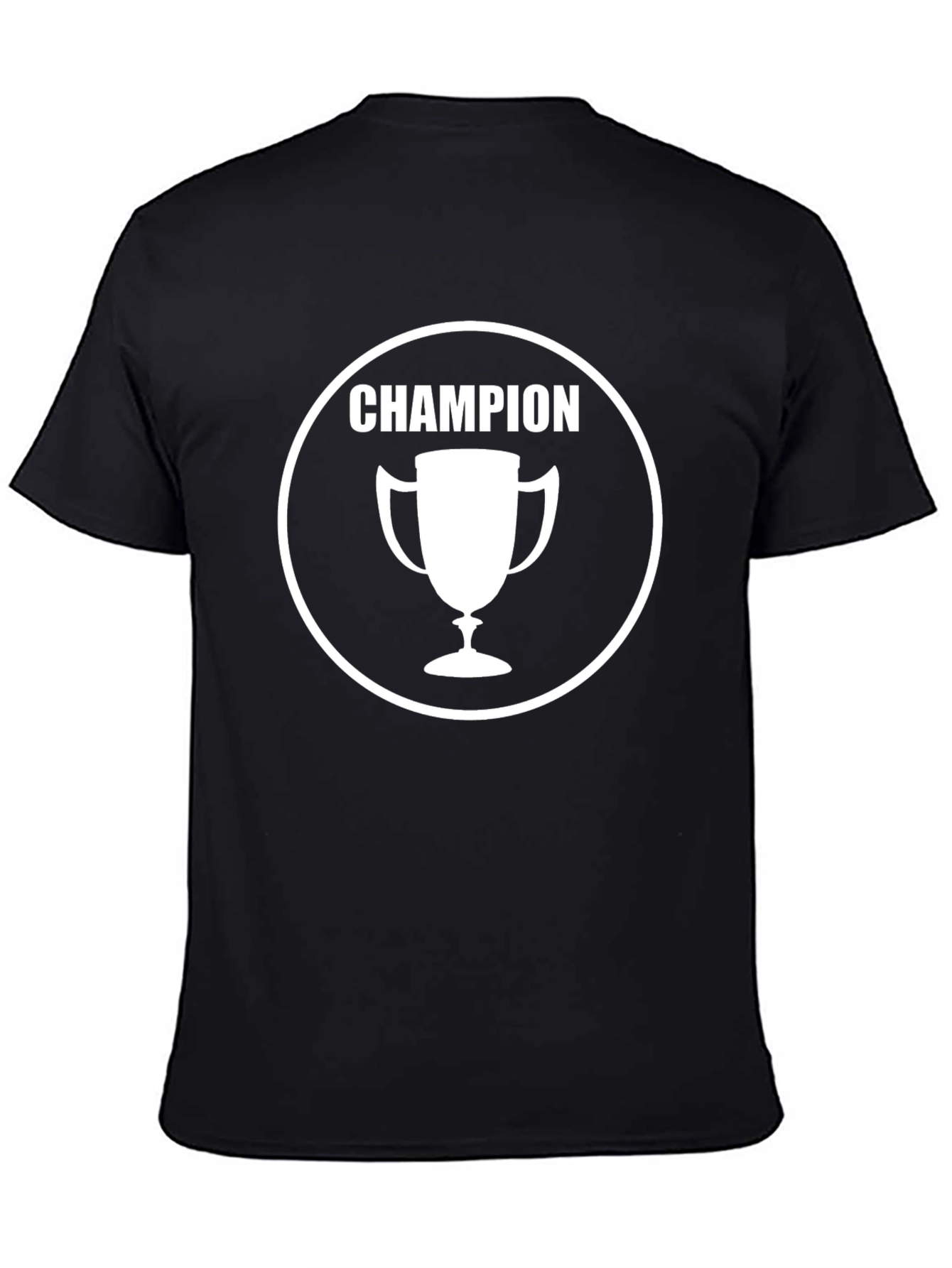 Champion Graphic Black T-Shirt - Winner Style