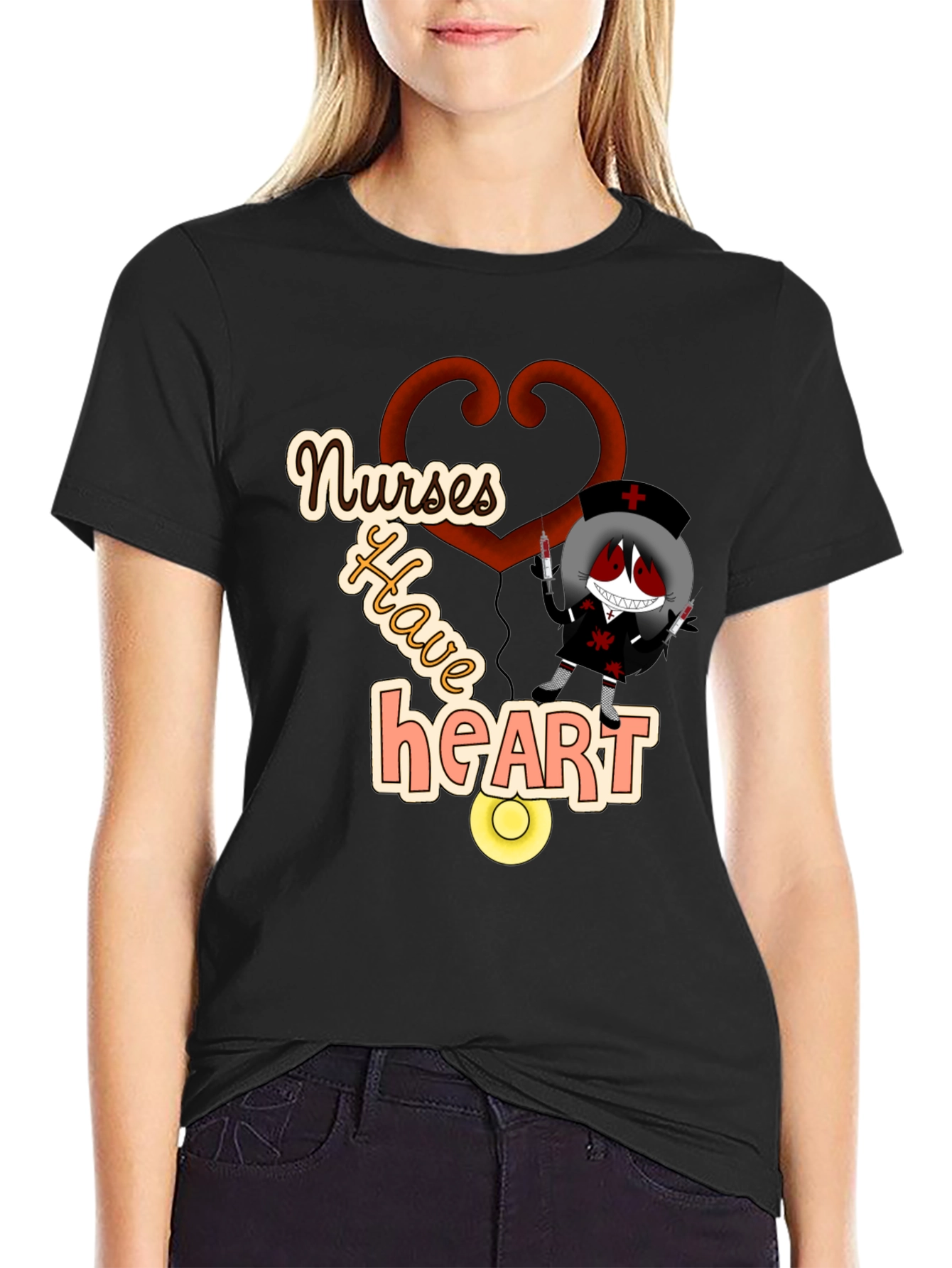 Nurses Have Heart Graphic T-Shirt