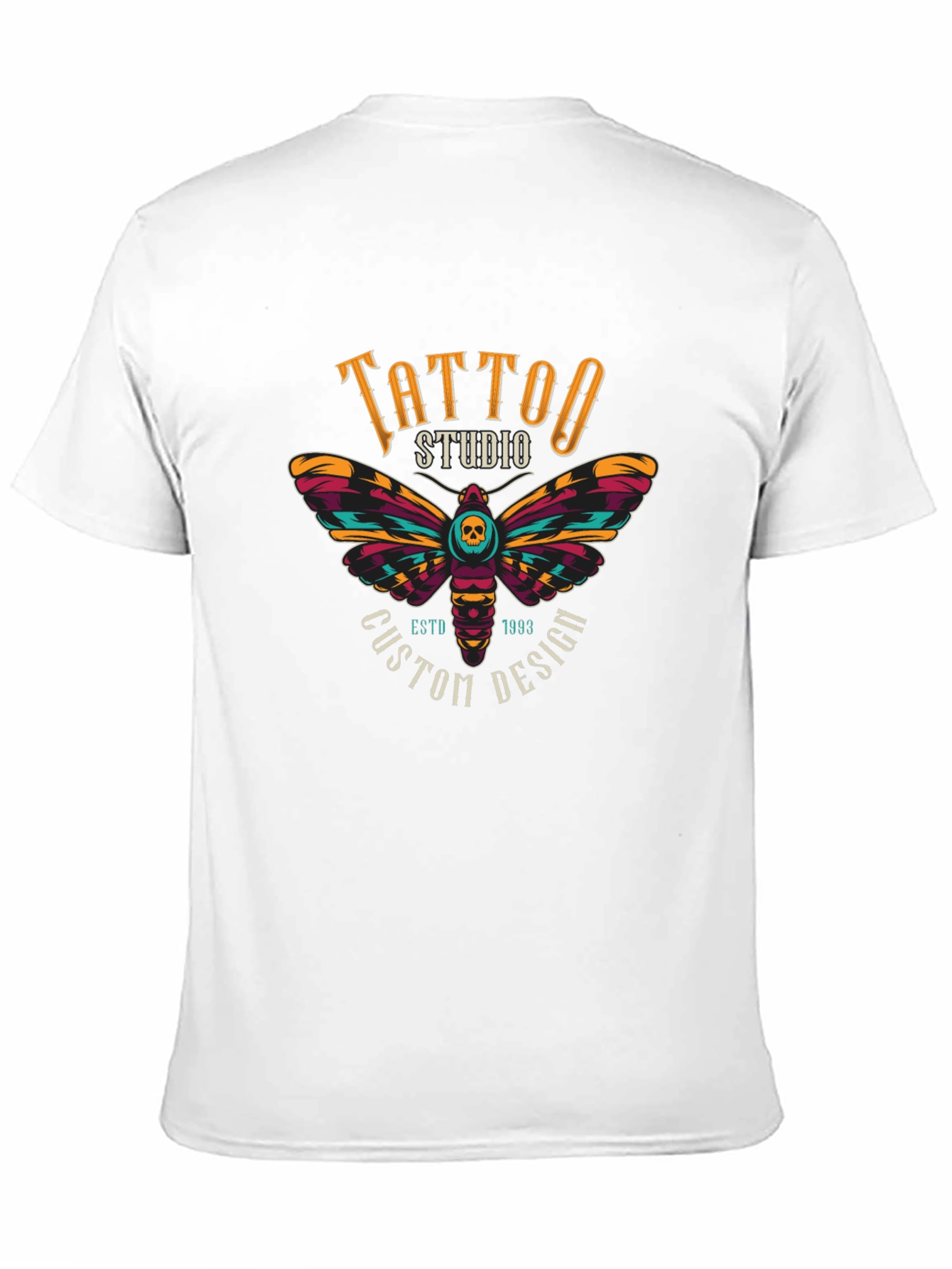 Tattoo Studio Moth Graphic T-Shirt