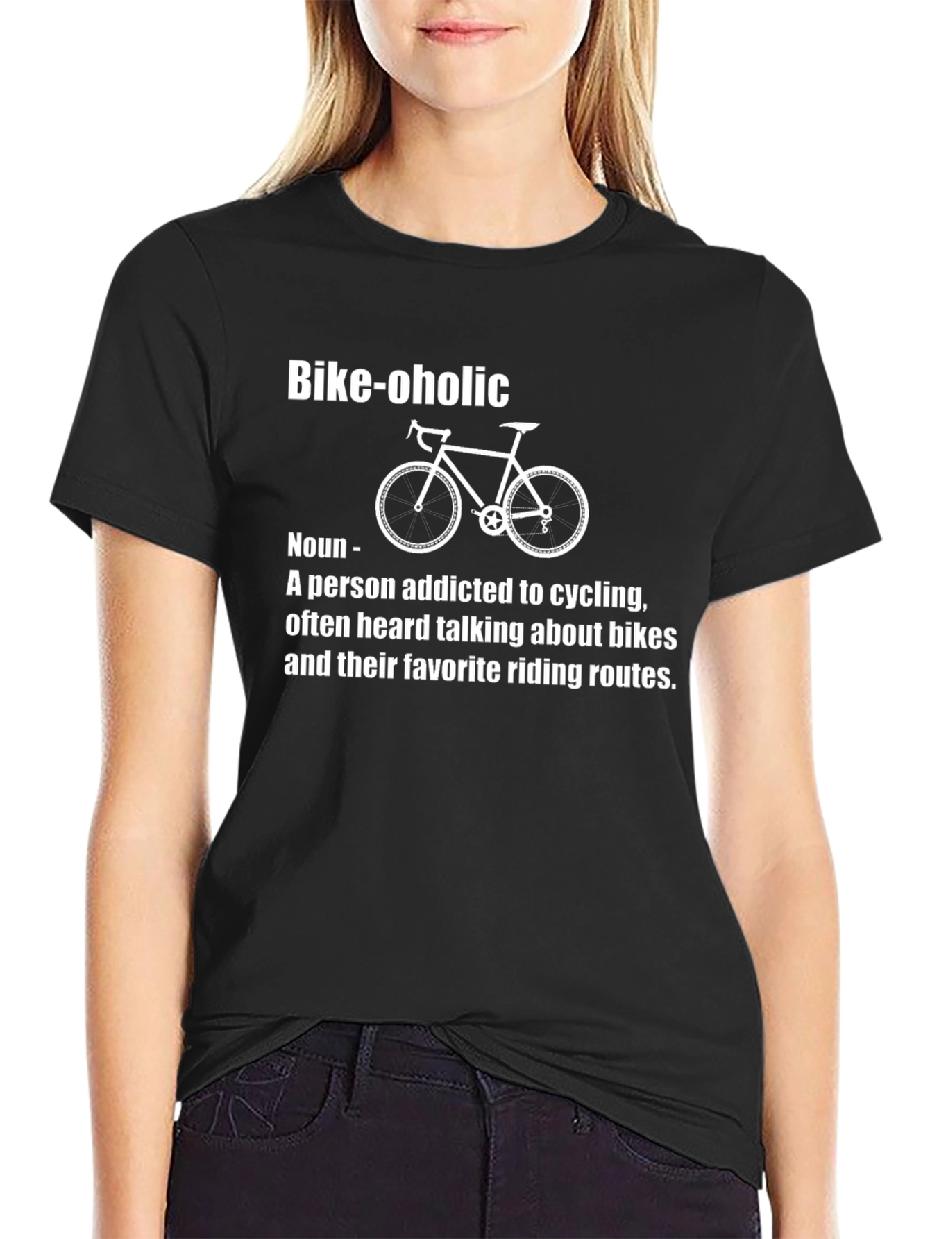 Bike-oholic T-Shirt: Cycling Addict Definition