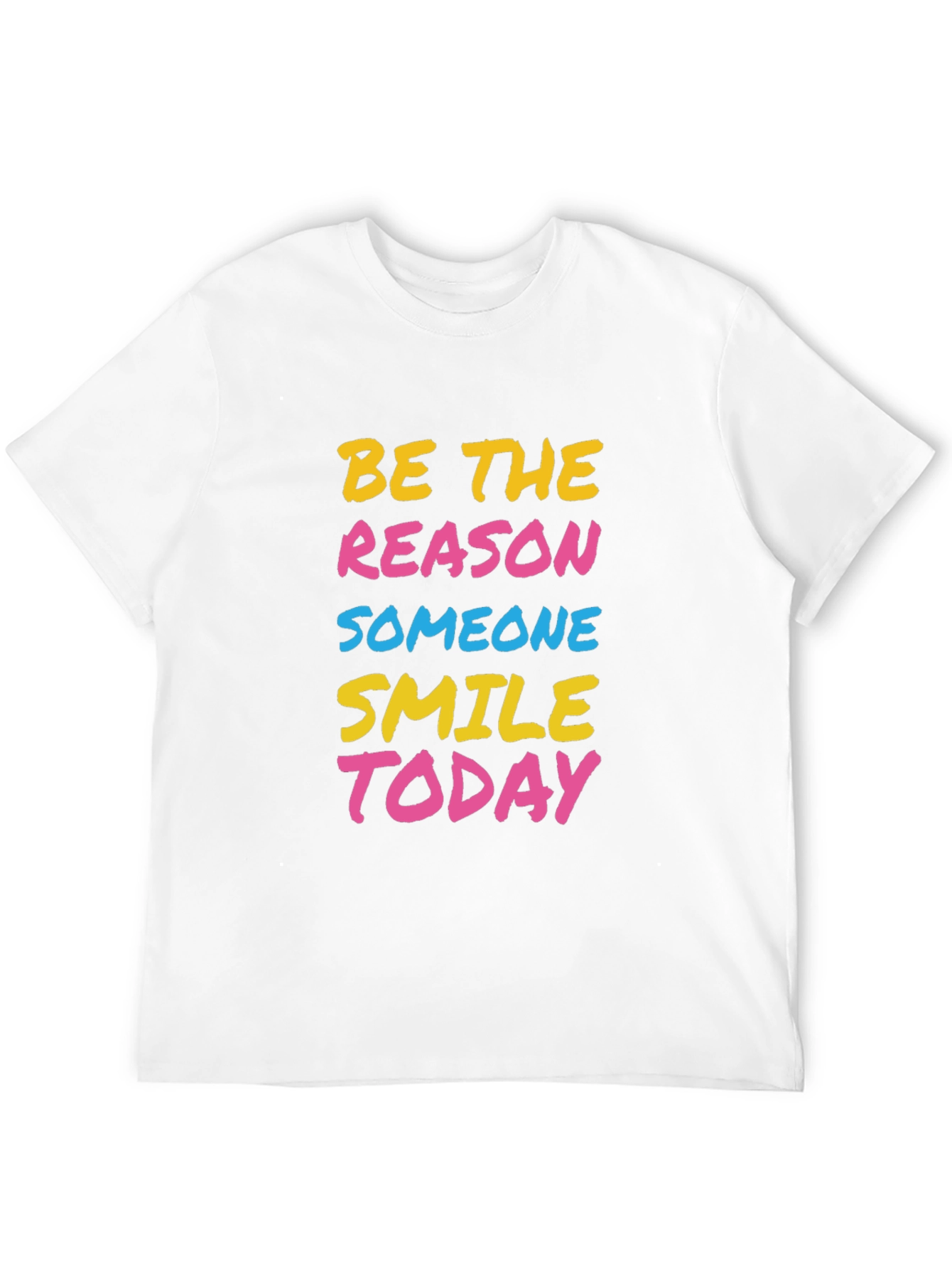 Be The Reason Smile Today Graphic Tee - Black