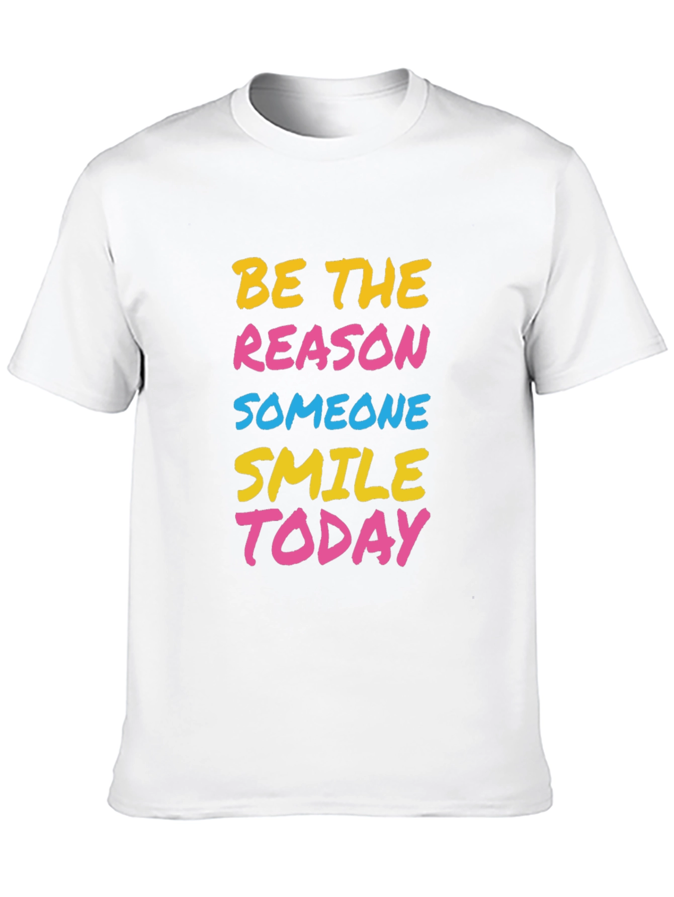 Be The Reason Smile Today Graphic Tee - Black
