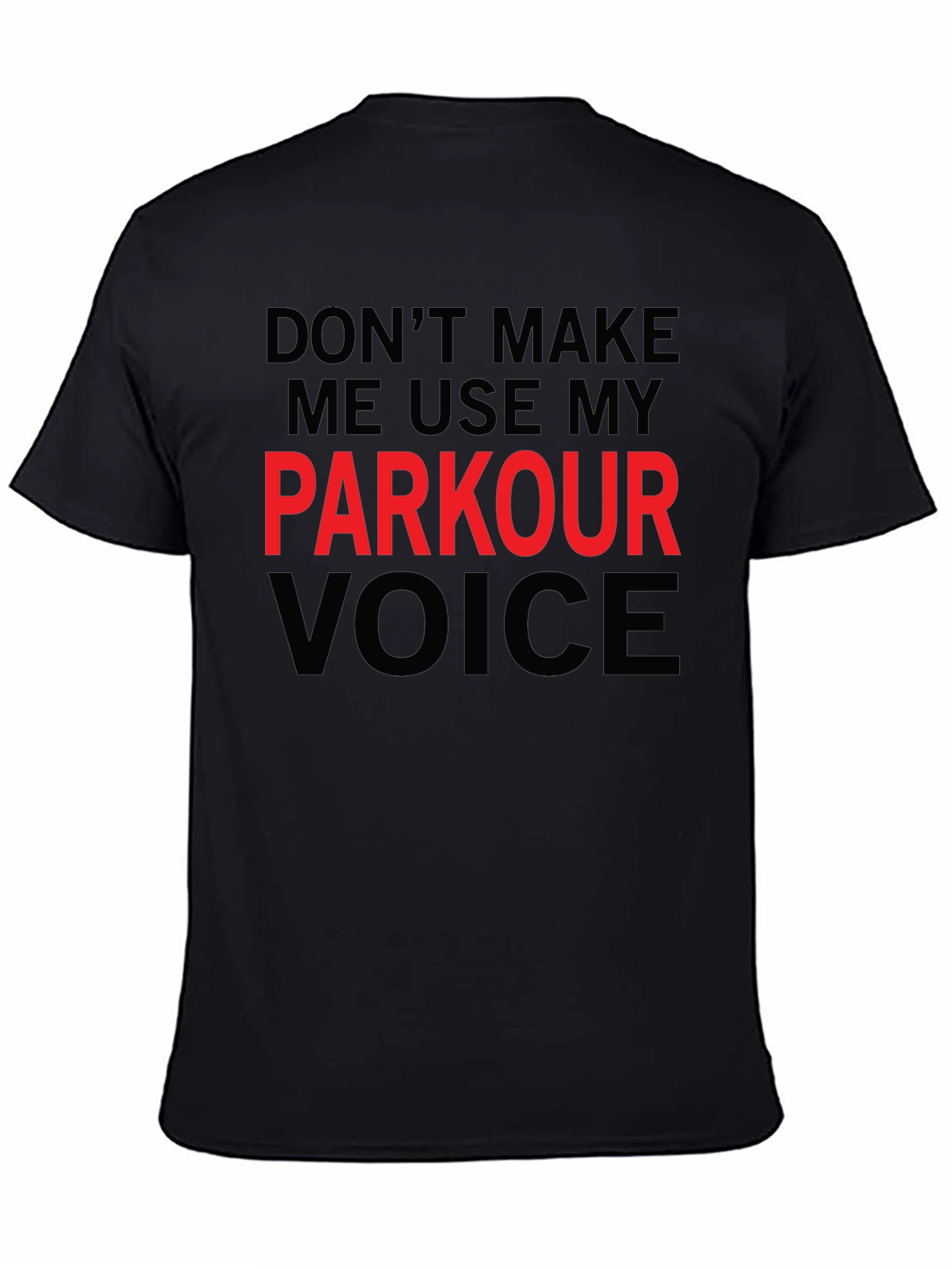Parkour Voice T-Shirt - Funny Stuntman Tee