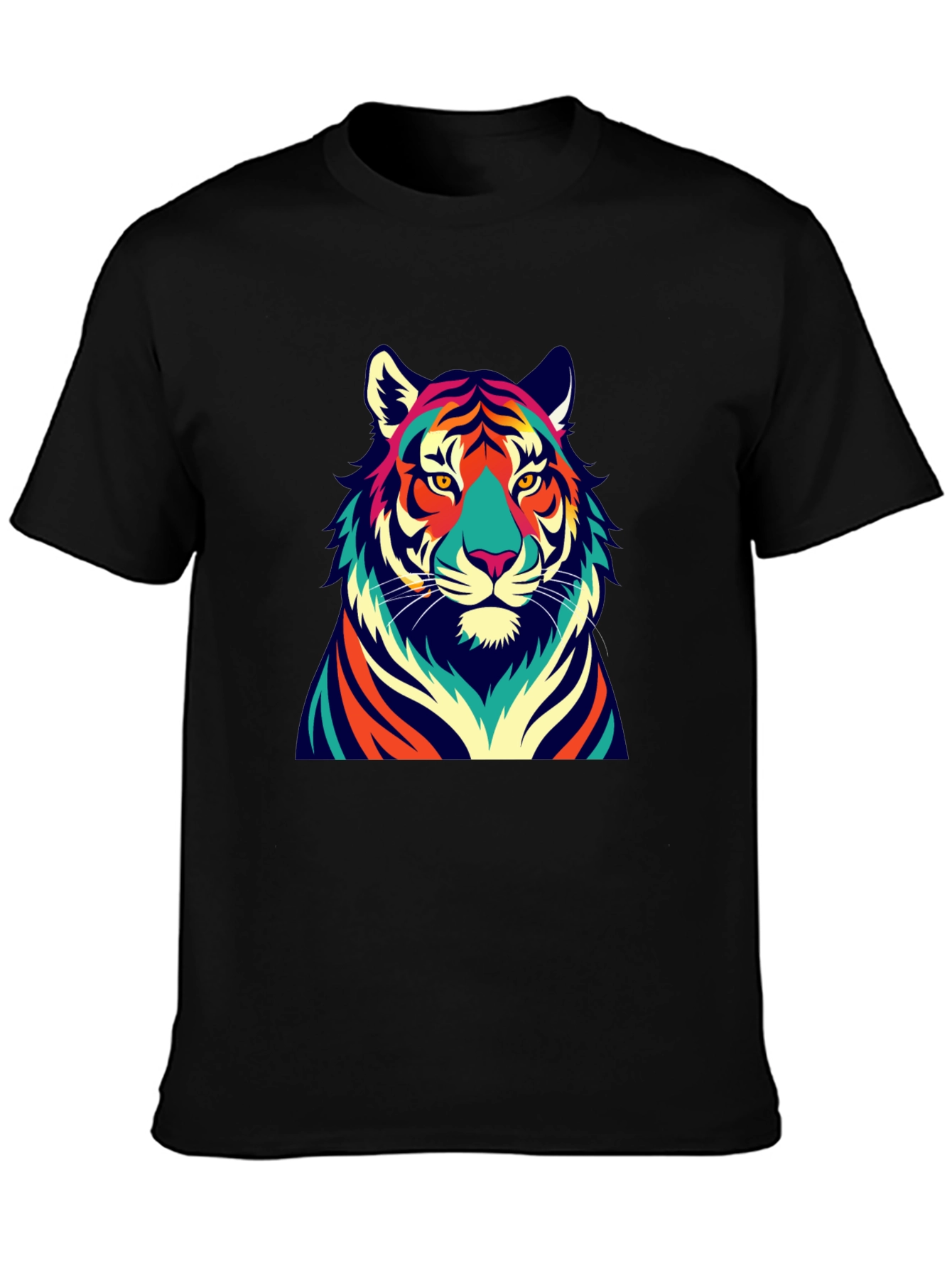 Vibrant Tiger Graphic Tee - Bold Style