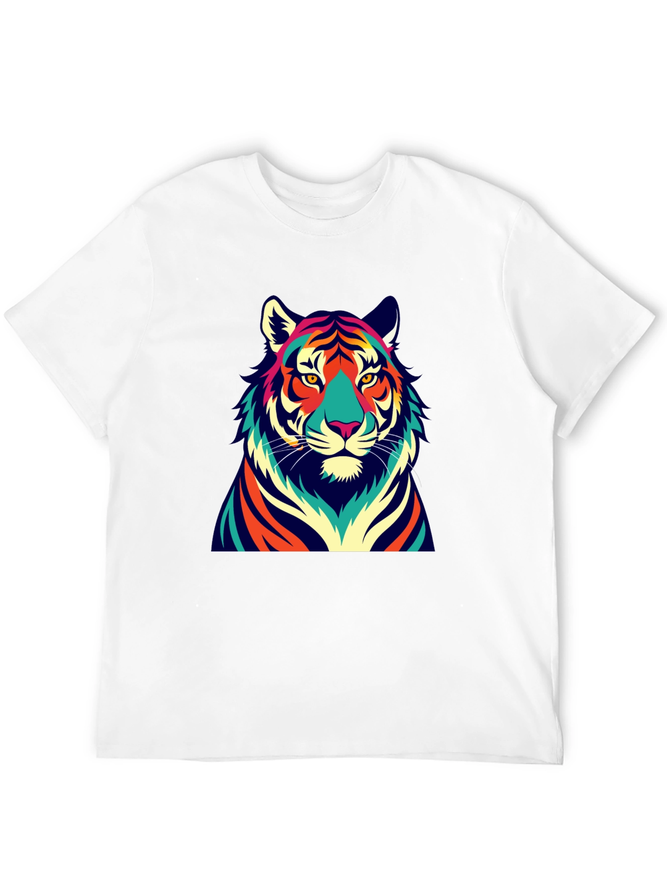 Vibrant Tiger Graphic Tee - Bold Style