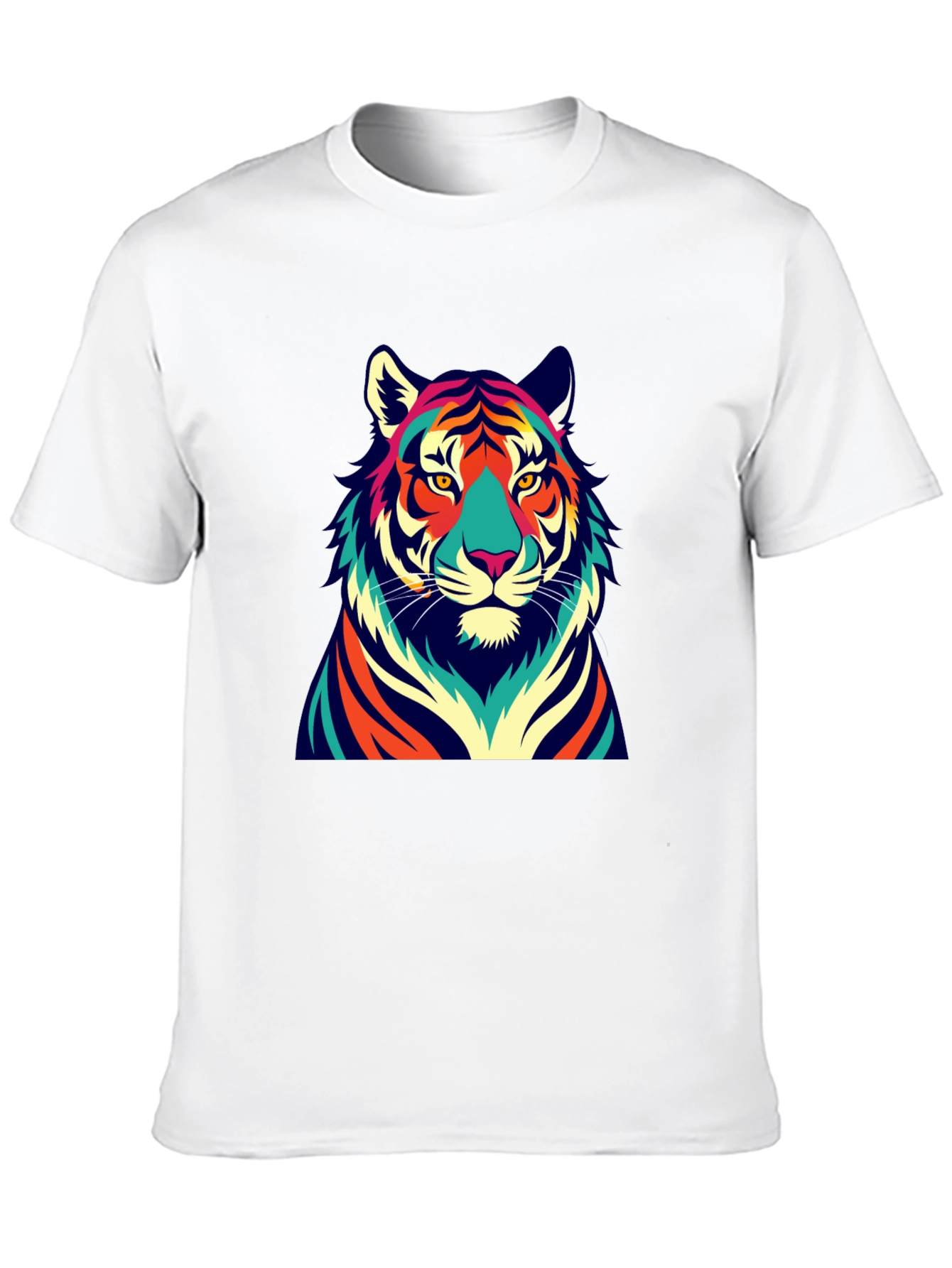 Vibrant Tiger Graphic Tee - Bold Style