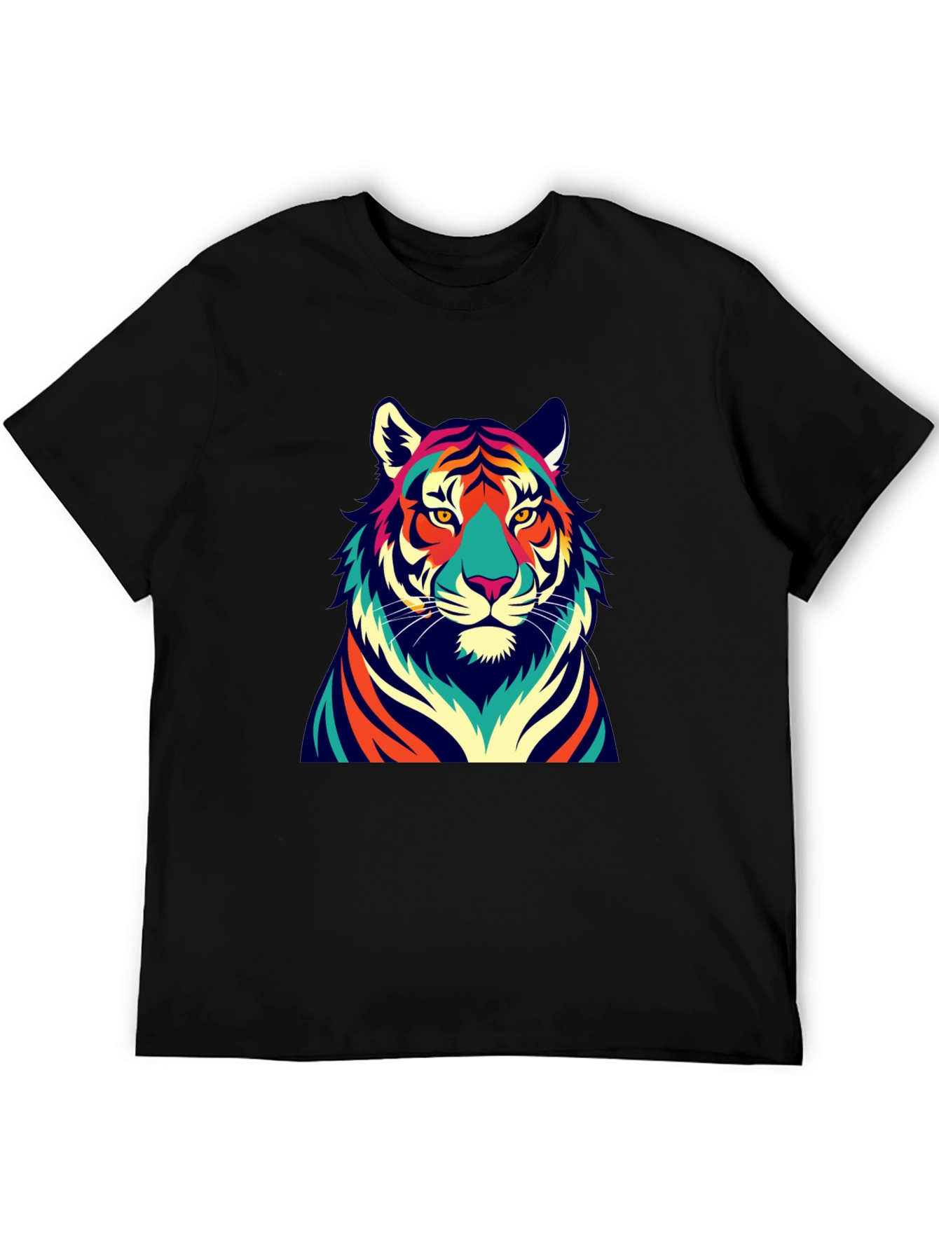 Vibrant Tiger Graphic Tee - Bold Style