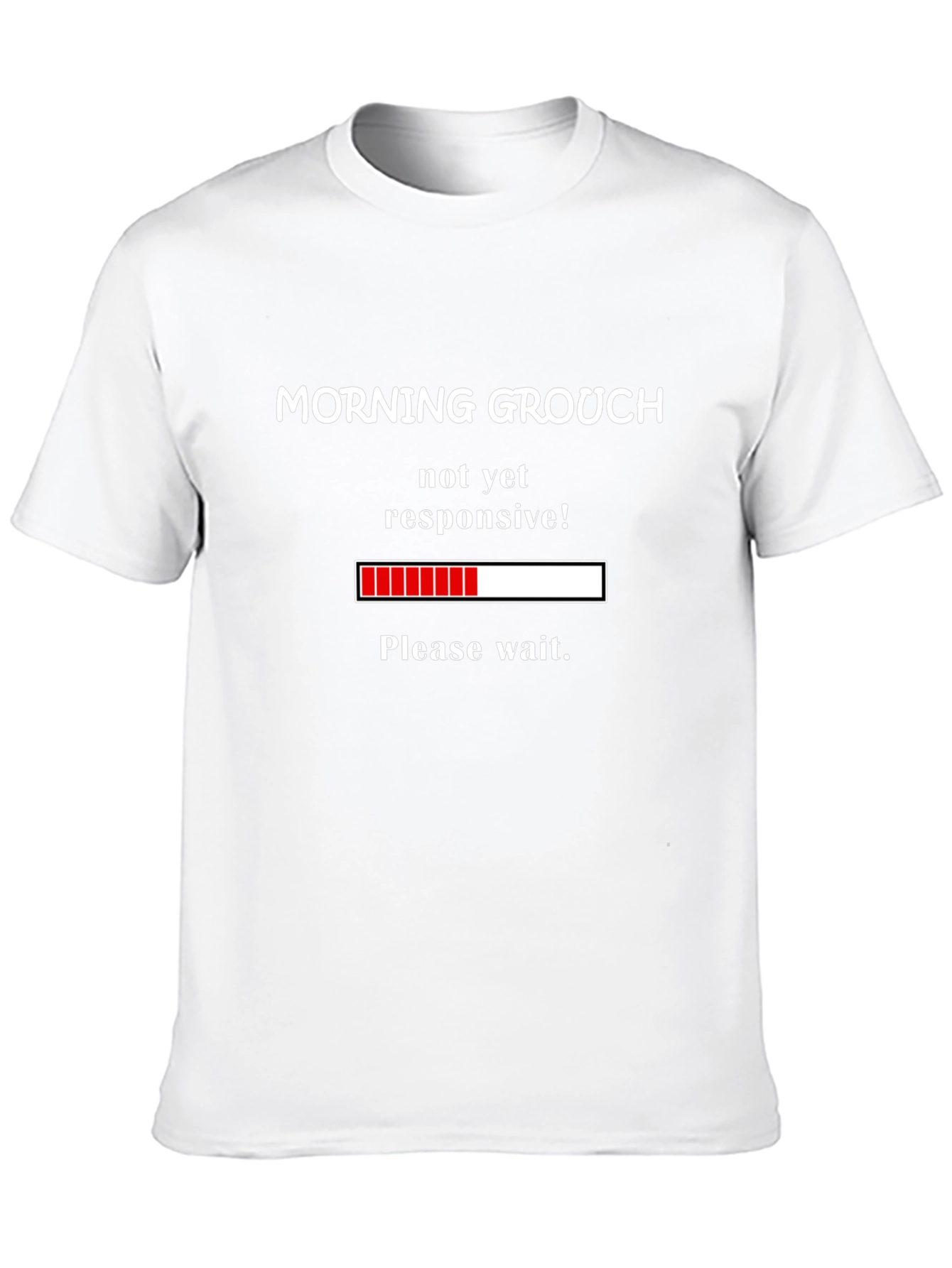 Morning Grouch Loading Funny T-Shirt