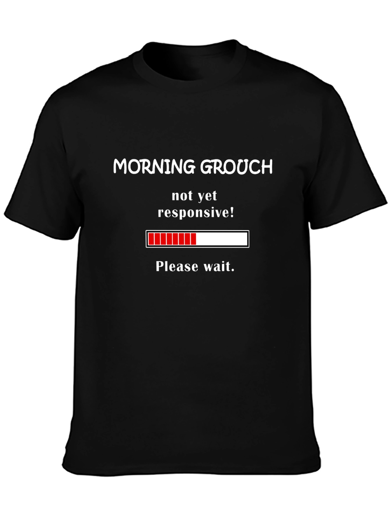 Morning Grouch Loading Funny T-Shirt