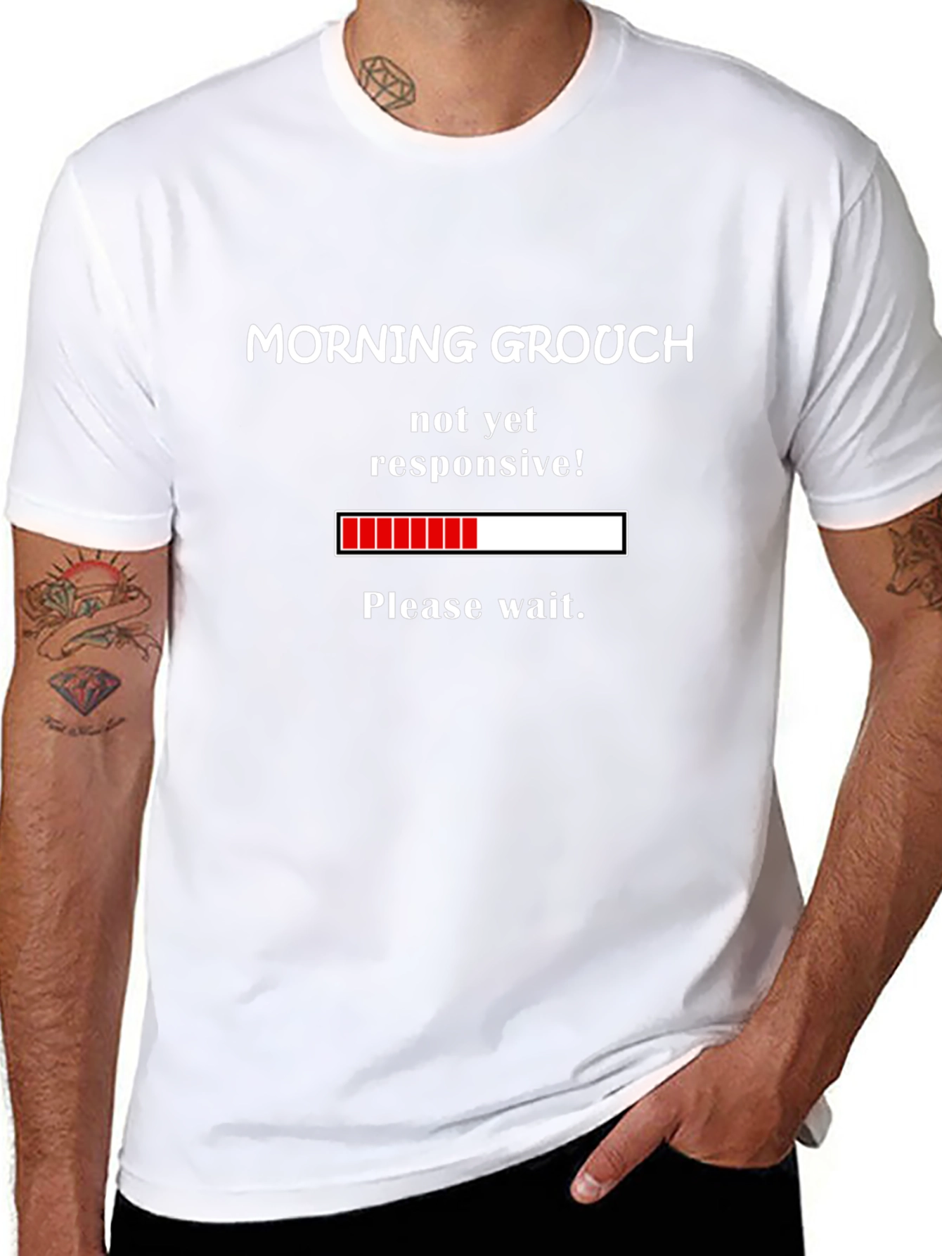 Morning Grouch Loading Funny T-Shirt