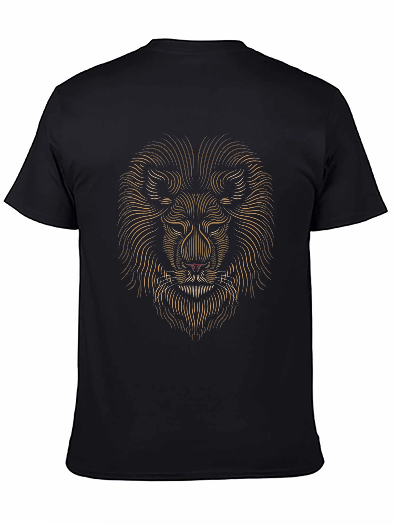 Lion Graphic Tee - Modern Abstract Design