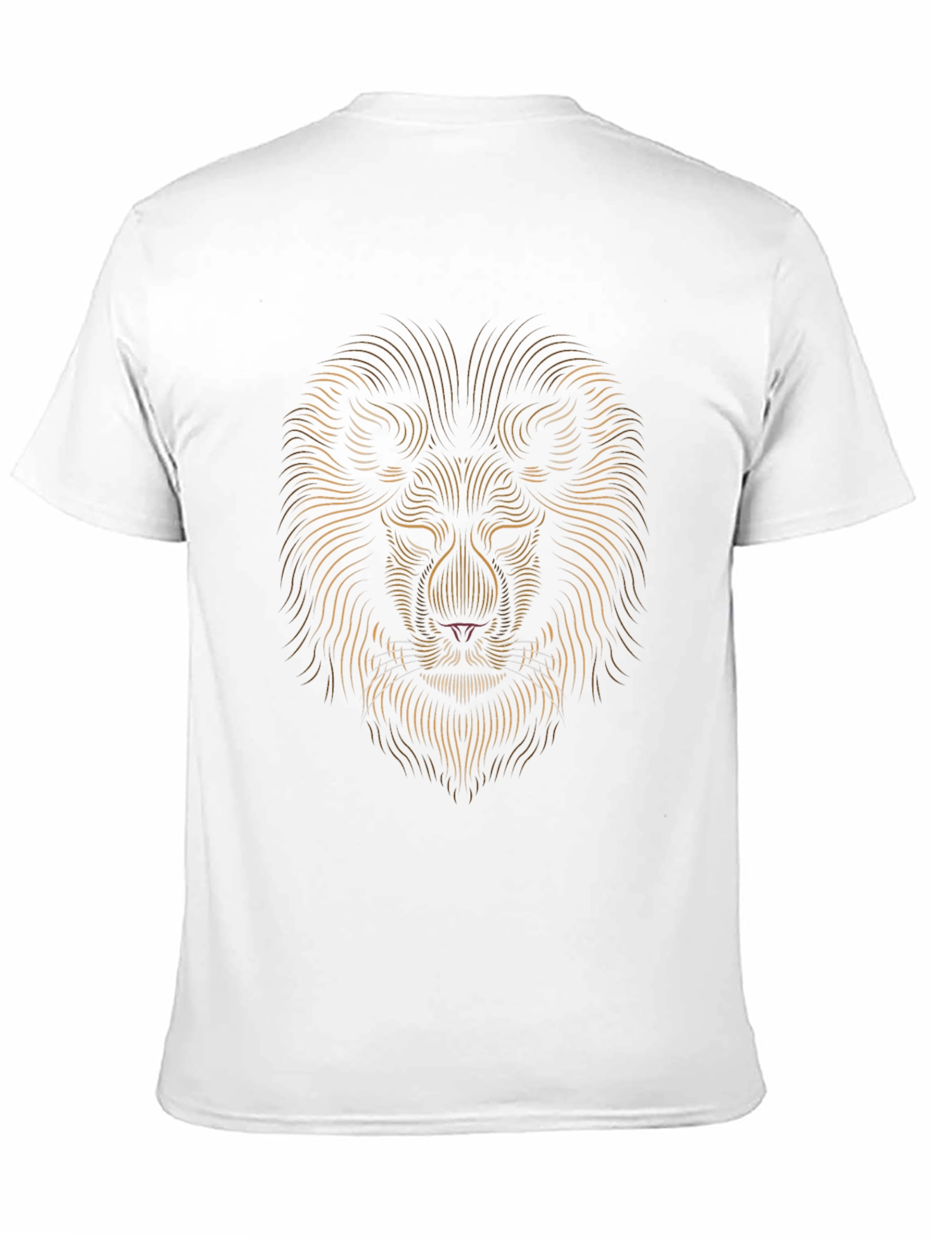 Lion Graphic Tee - Modern Abstract Design