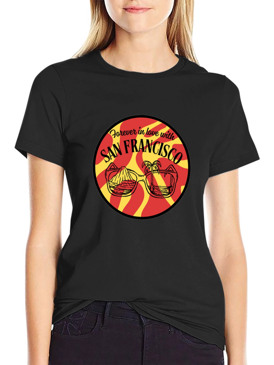 San Francisco Graphic Print Black T-Shirt