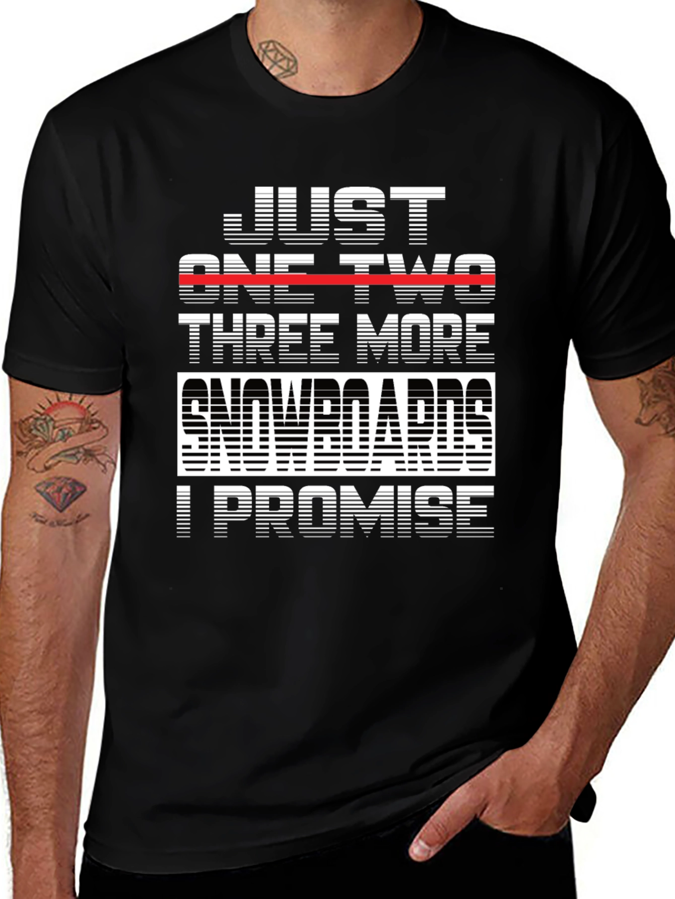 Just One Two Three More Snowboards T-Shirt