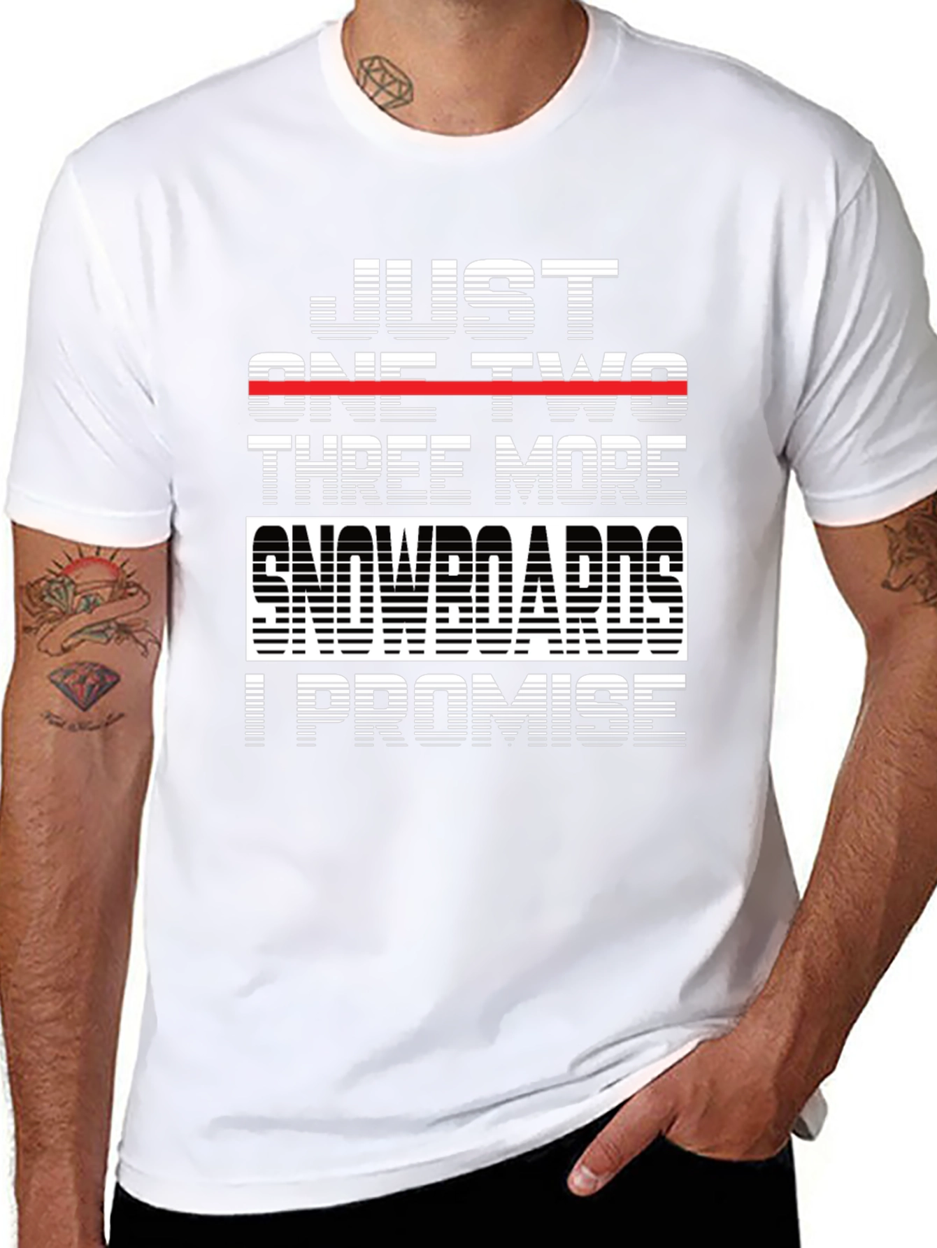 Just One Two Three More Snowboards T-Shirt