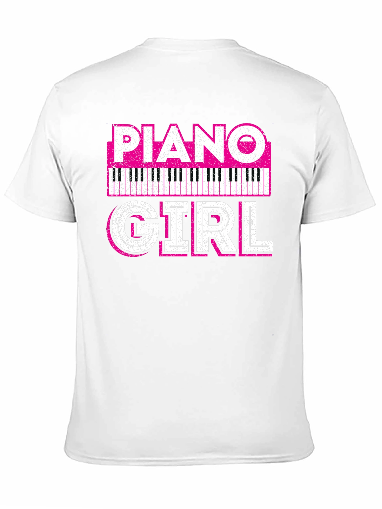 Piano Girl Graphic Tee - Musicians T-Shirt