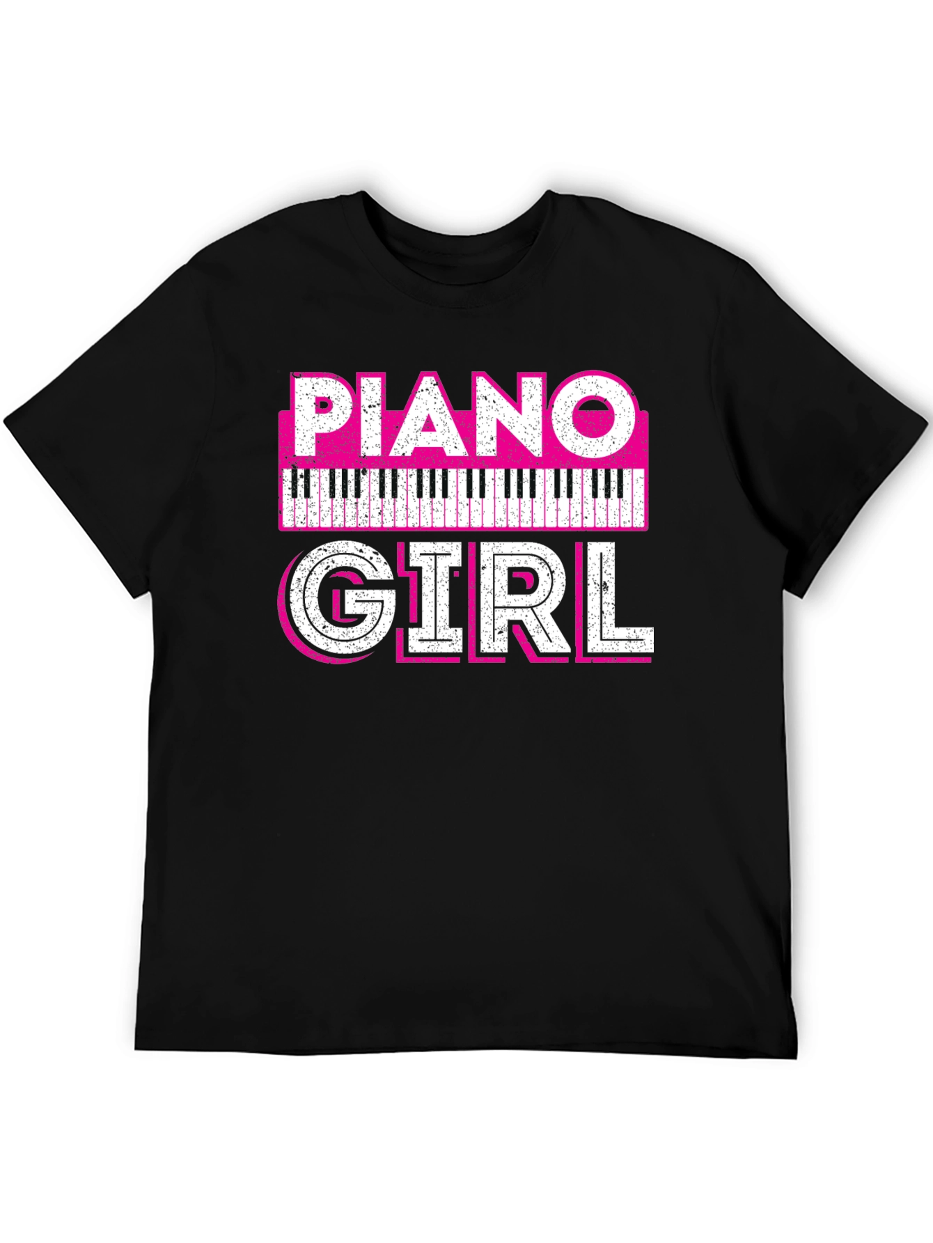 Piano Girl Graphic Tee - Musicians T-Shirt