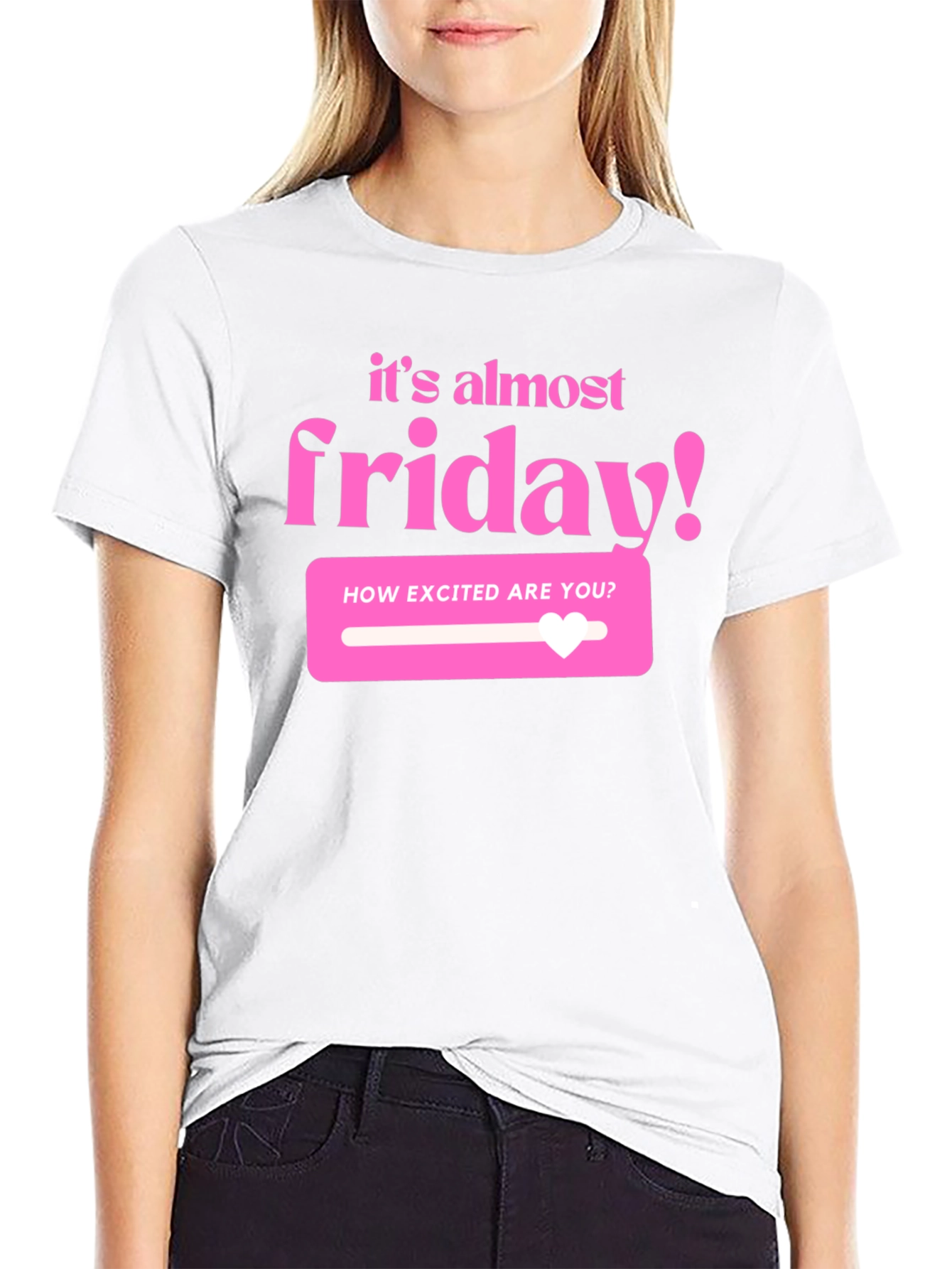 Its Almost Friday T-Shirt - Black