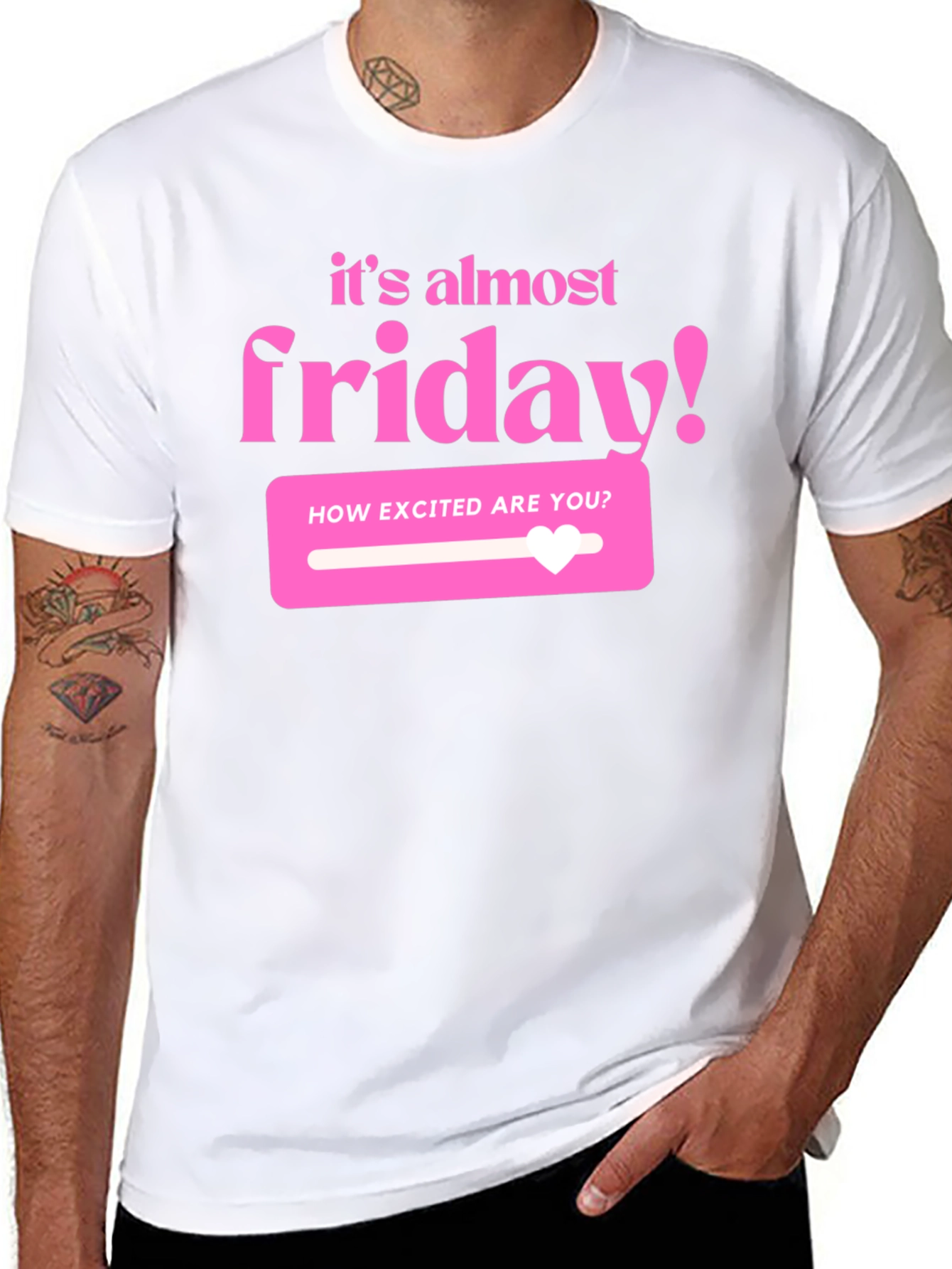Its Almost Friday T-Shirt - Black