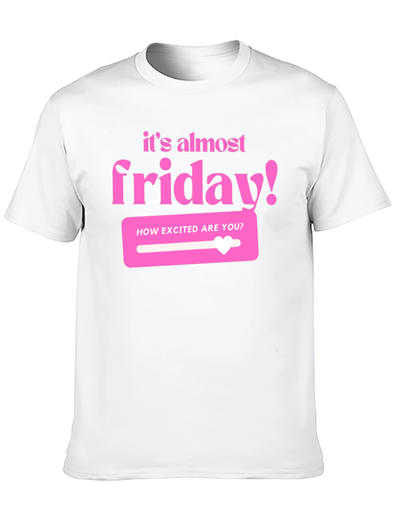 Its Almost Friday T-Shirt - Black