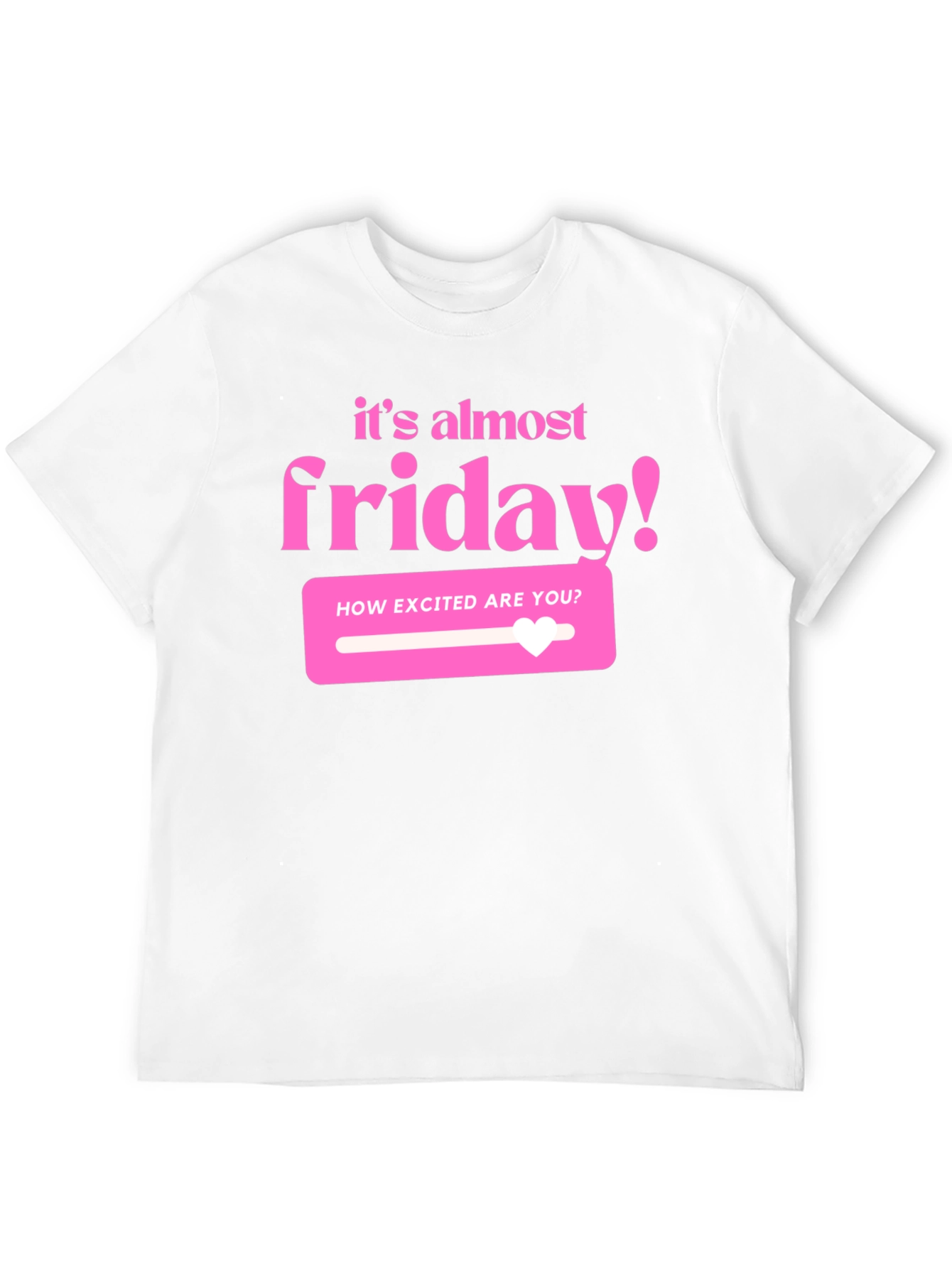 Its Almost Friday T-Shirt - Black