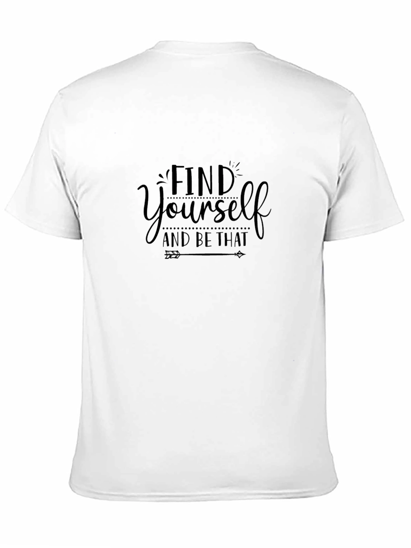 Find Yourself Graphic Black T-Shirt