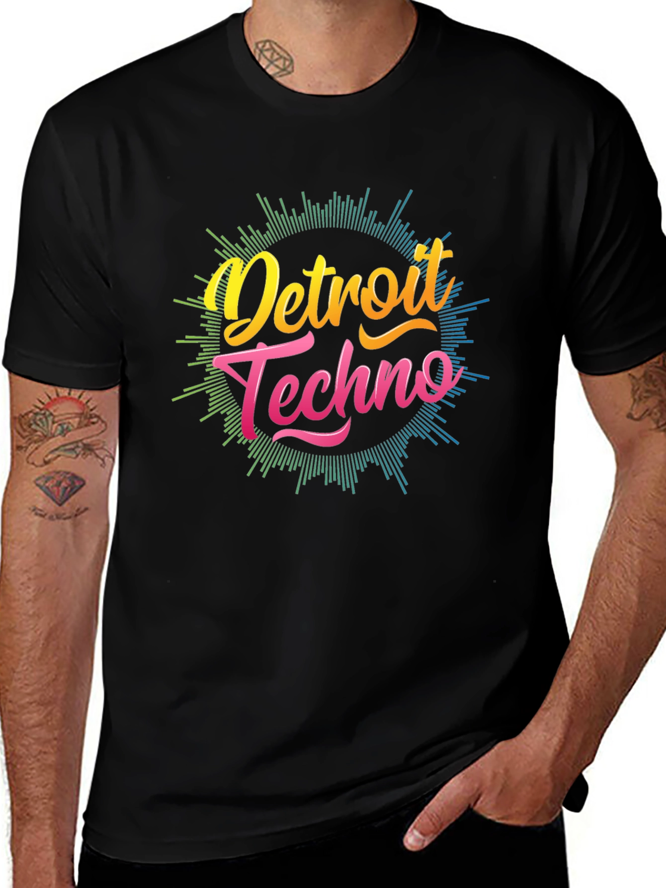 Detroit Techno T-Shirt - Graphic Music Tee