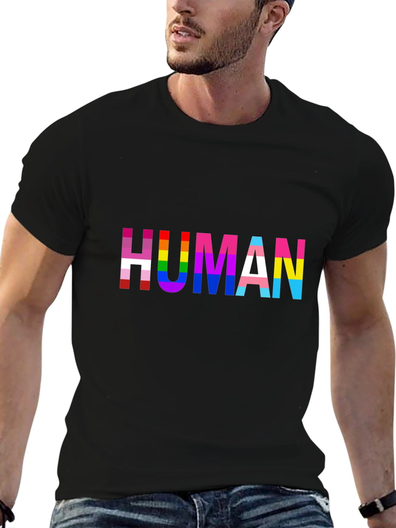 Pride HUMAN T-Shirt - LGBTQ+ Rights Tee