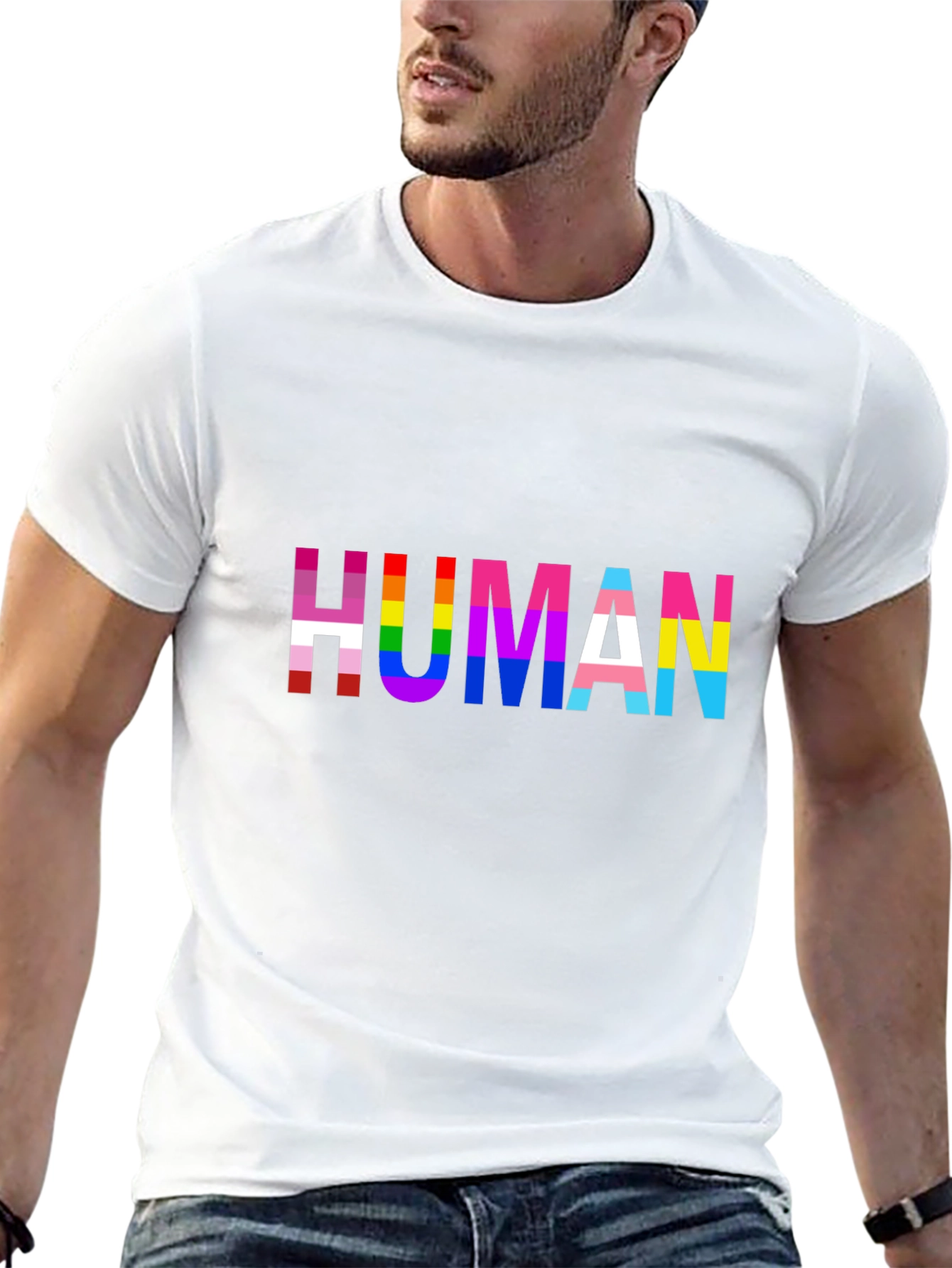 Pride HUMAN T-Shirt - LGBTQ+ Rights Tee