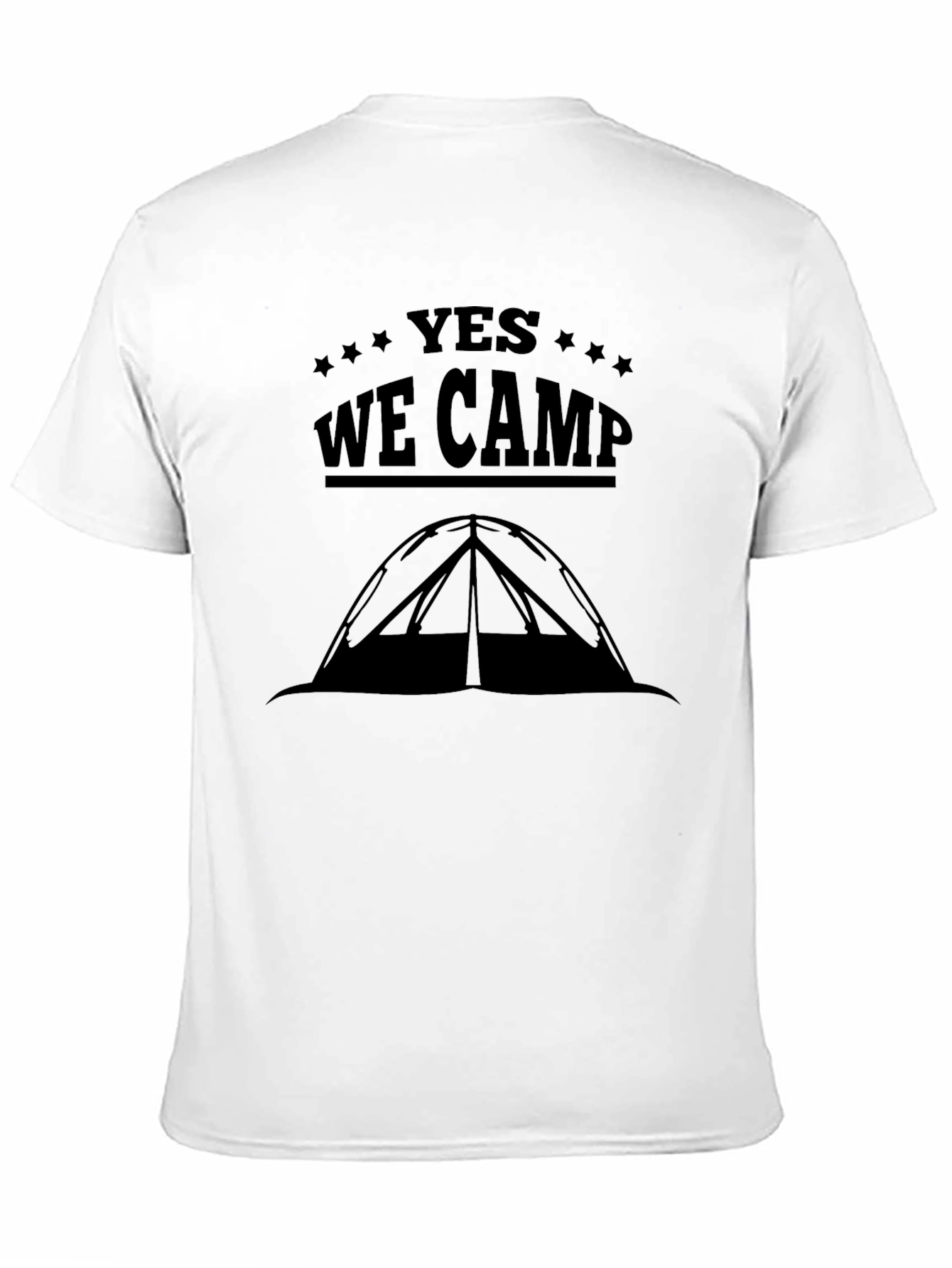 Yes We Camp Black T-Shirt