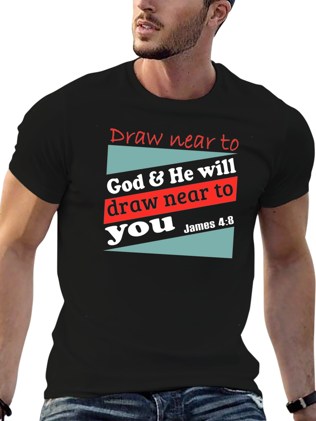 Draw Near T-Shirt: Faith-Inspired Christian Apparel