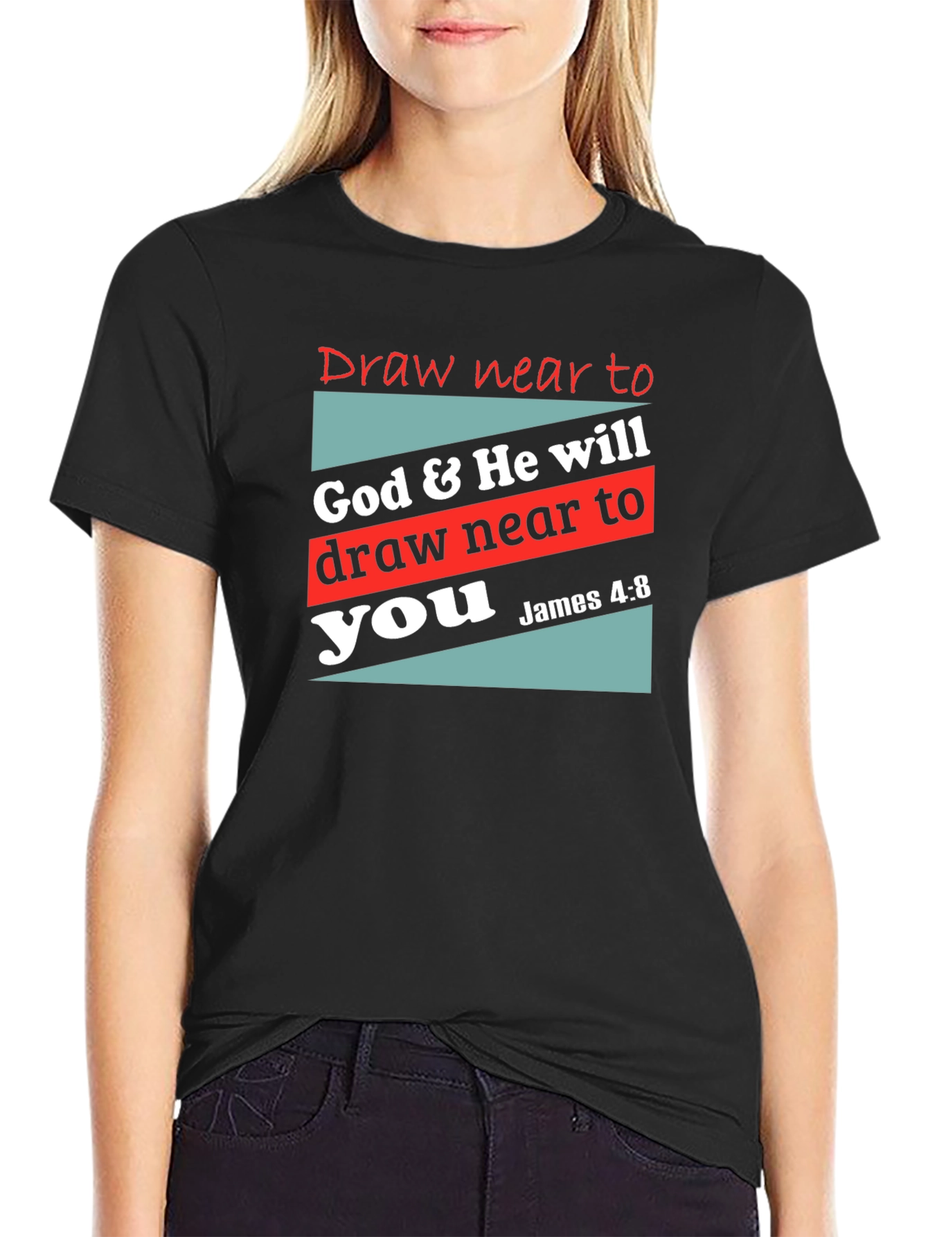 Draw Near T-Shirt: Faith-Inspired Christian Apparel