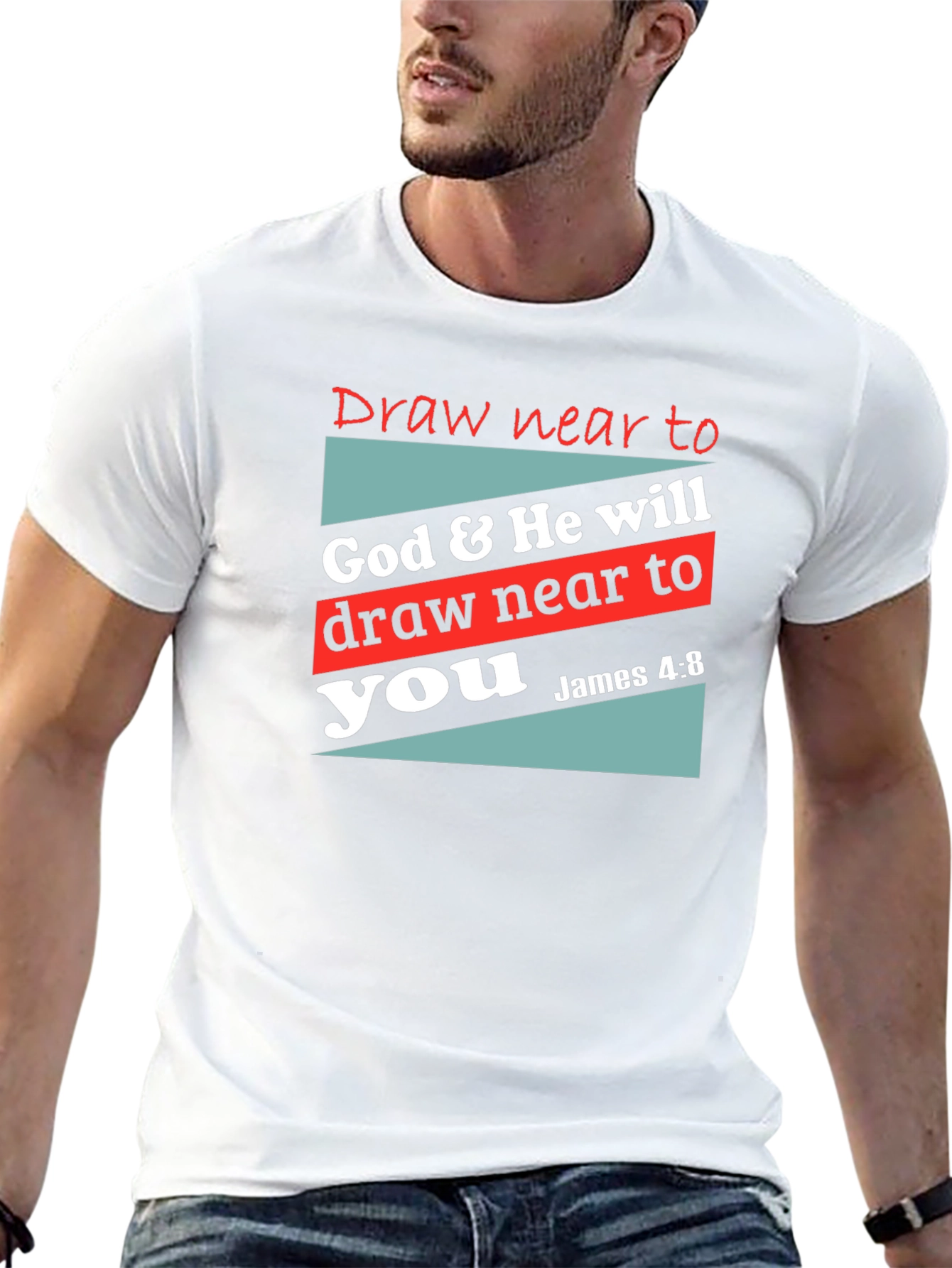 Draw Near T-Shirt: Faith-Inspired Christian Apparel