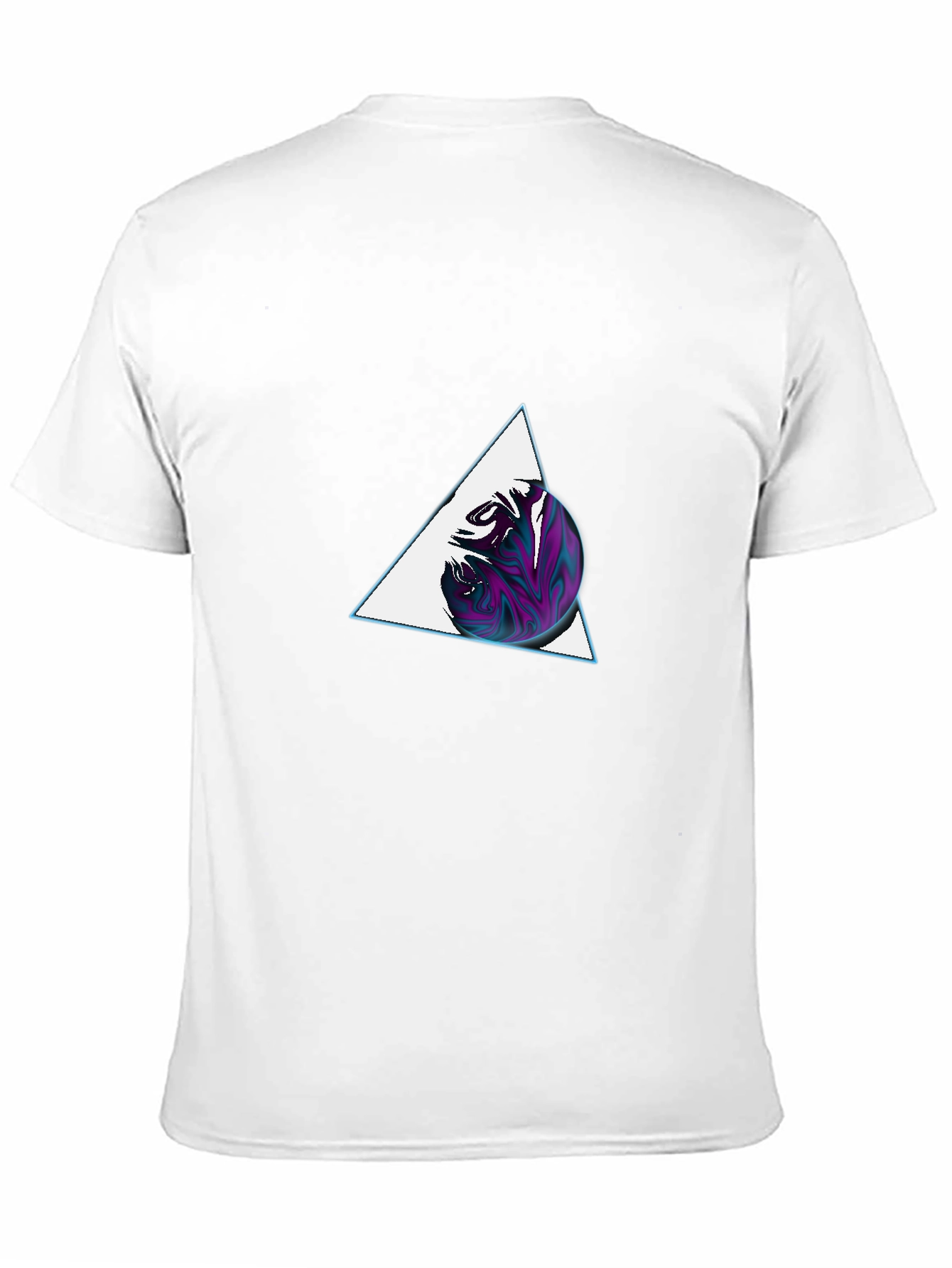 Abstract Triangle Sphere Graphic Tee