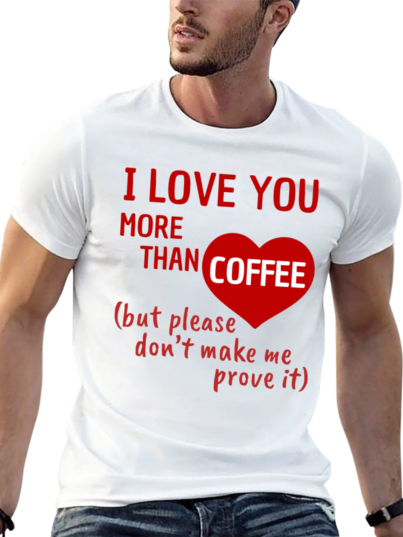 I Love You More Than Coffee Graphic Tee