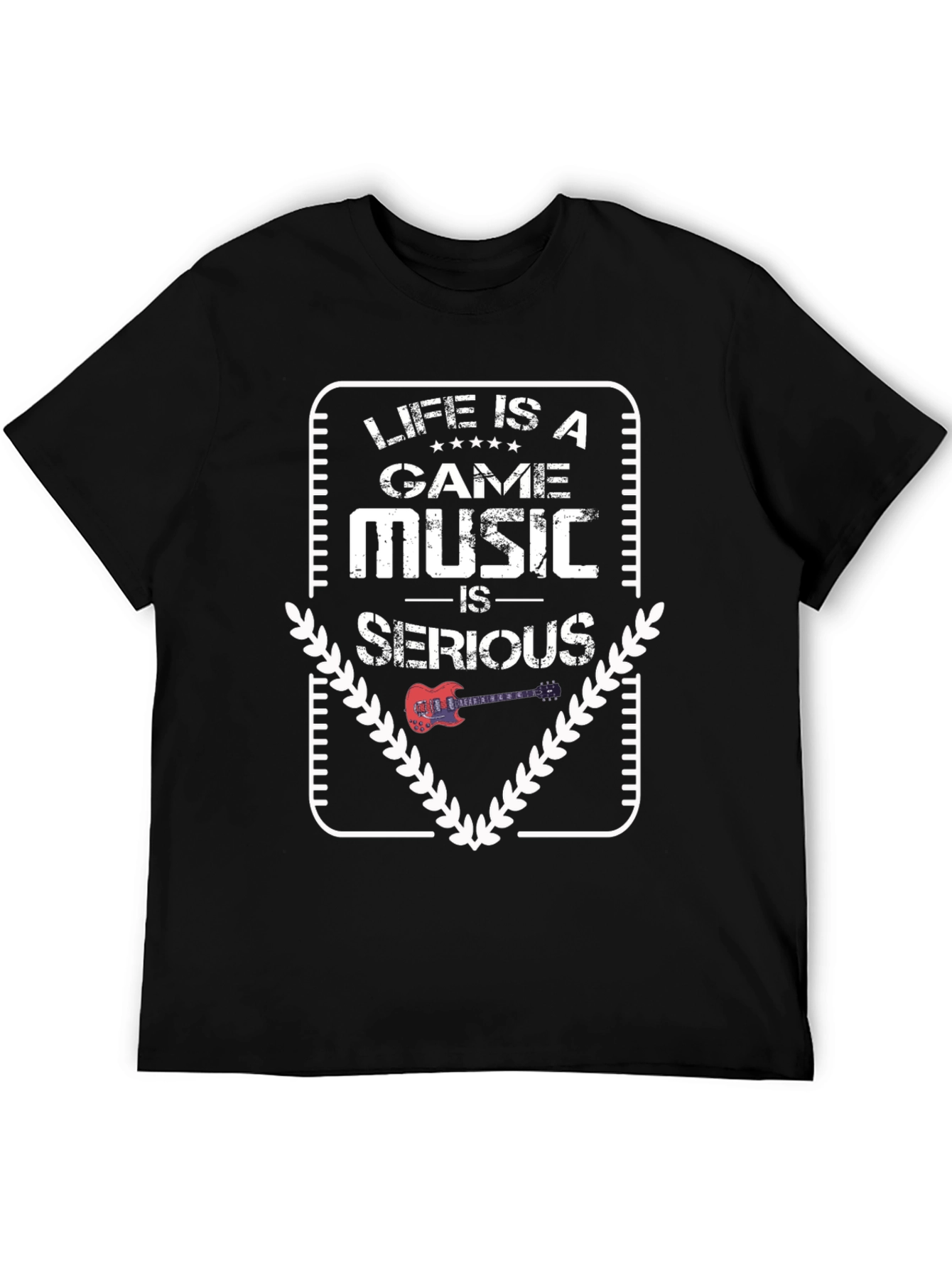 Life is a Game Music Serious T-Shirt