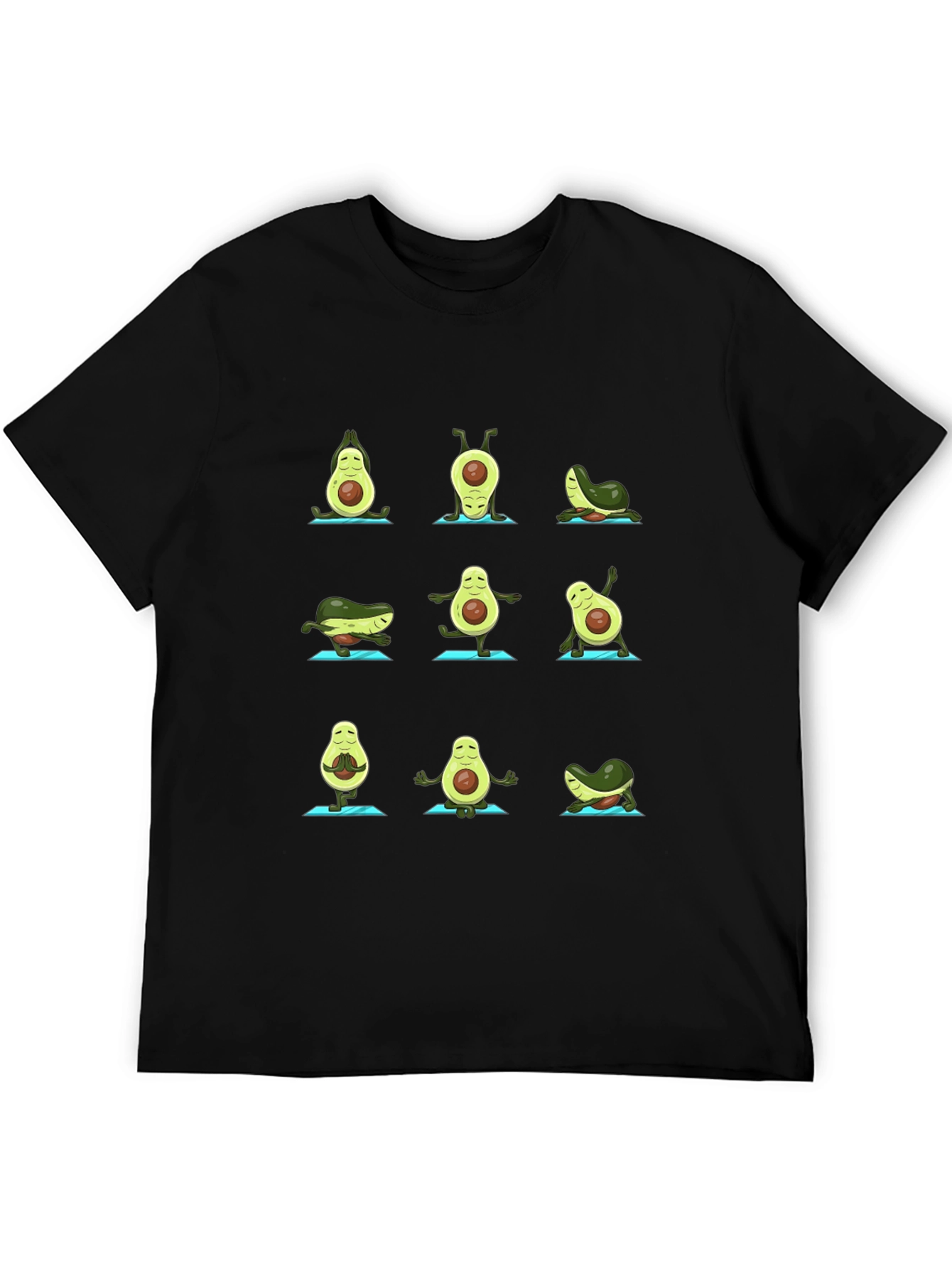 Yoga Avocado Black T-Shirt